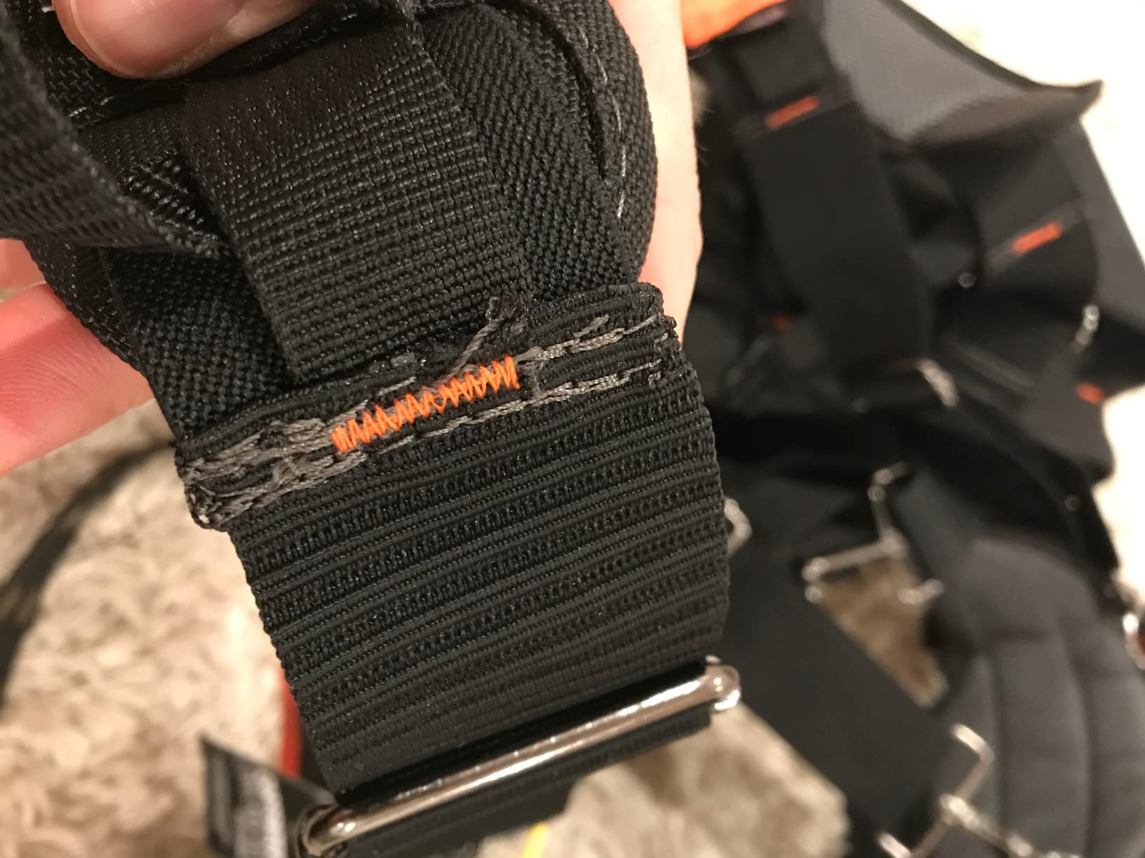 Dead On Tools - 1680 Denier Poly Carpenter's Tool Belt with Suspenders (HDP400945), Black customer photo 1