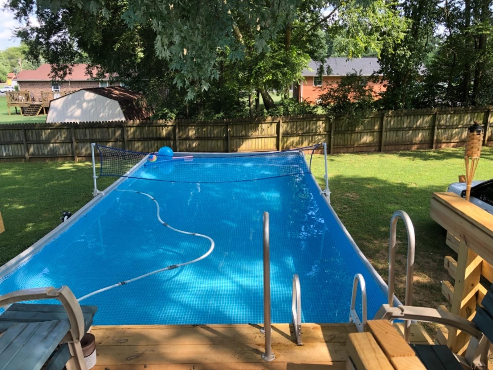 28001E Above Ground Pool Automatic Pool Cleaner Pressure Side Vacuum Cleaner with 24 Foot 7 Inch Hose for Intex Pools Only w/ a 1.5 Inch Fitting customer photo 2