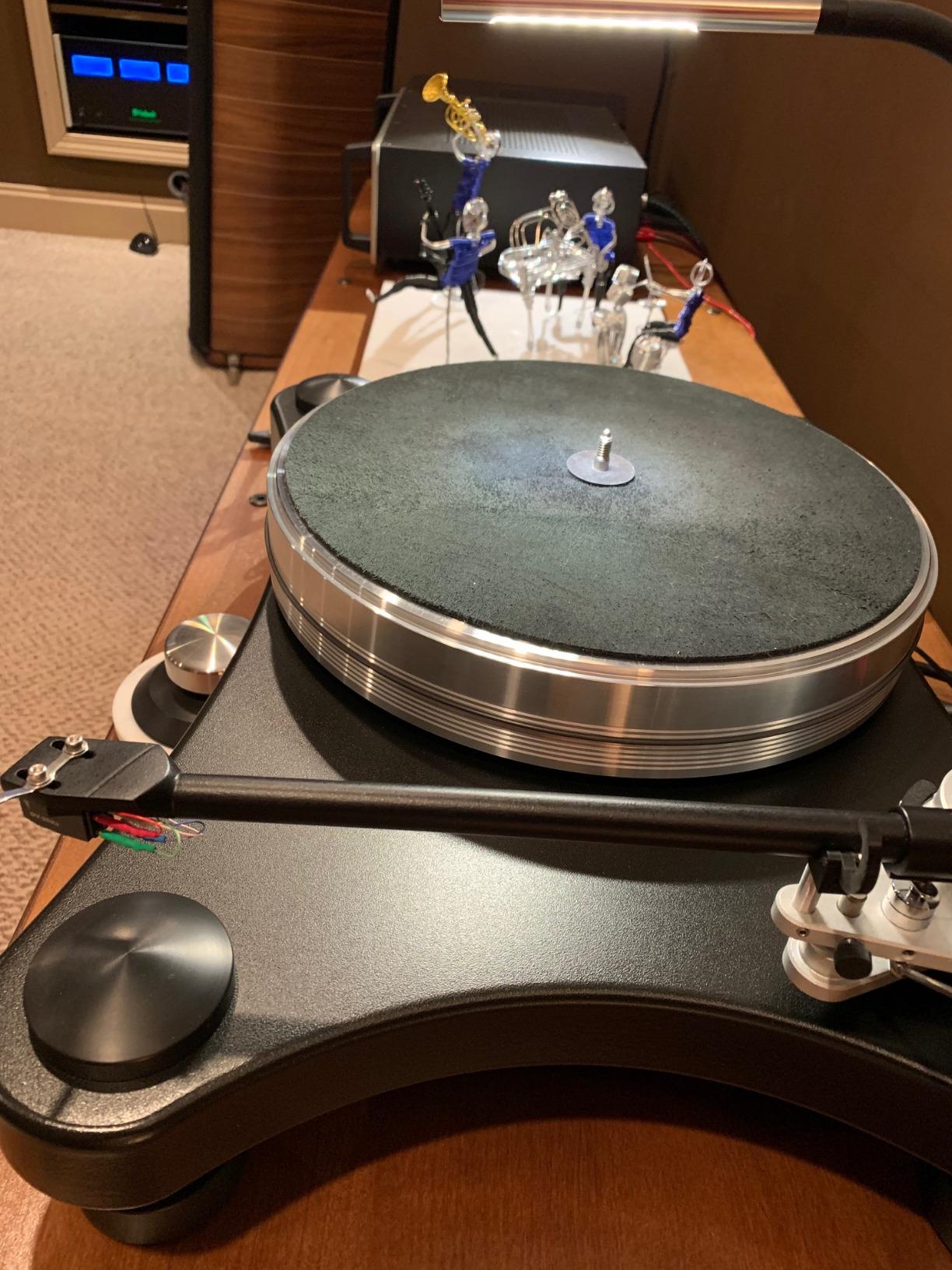 Premium Leather Deer Hide Turntable Mat customer photo 1