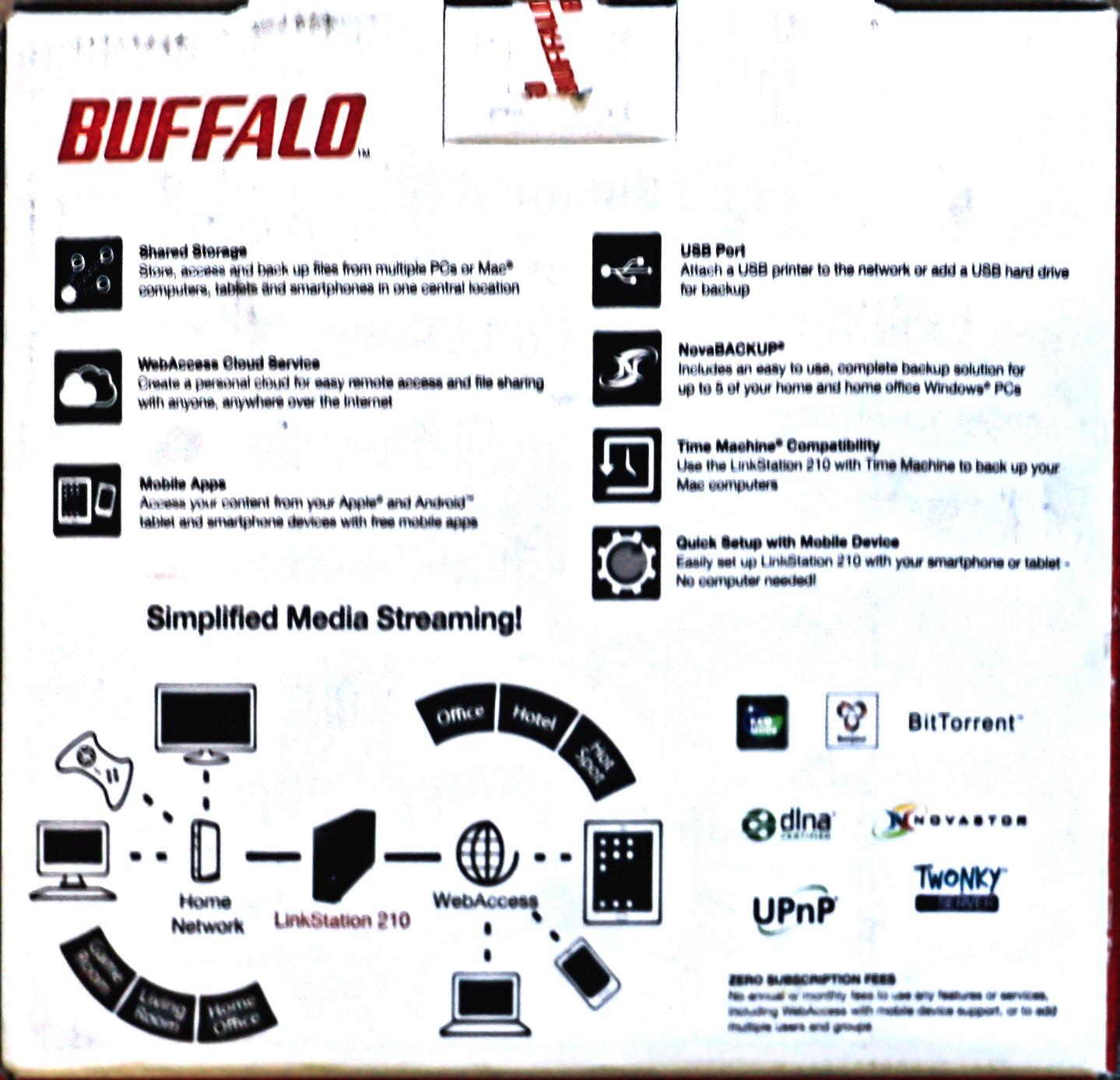 BUFFALO LinkStation 210 2TB 1-Bay NAS Network Attached Storage with HDD Hard Drives Included NAS Storage that Works as Home Cloud or Network Storage Device for Home customer photo 2