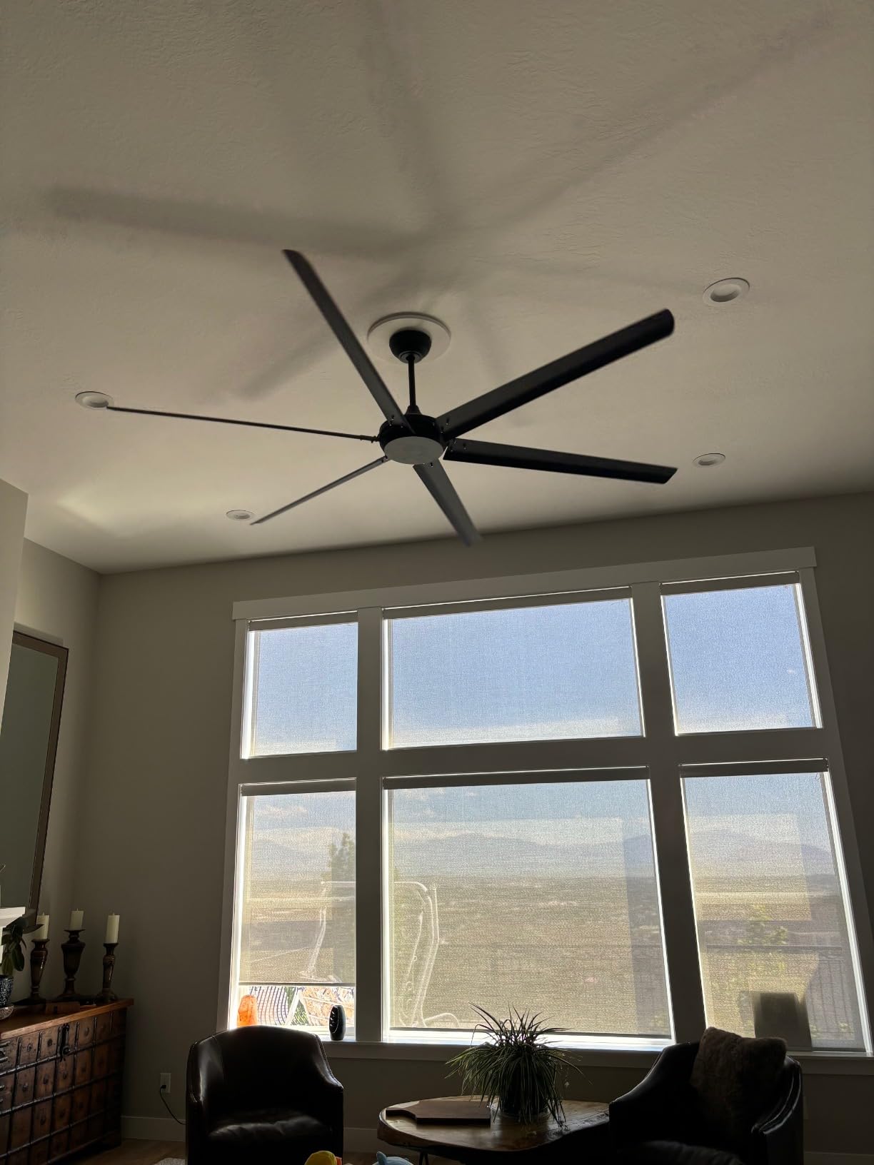 Westinghouse 7224800 HVLS Industrial Ceiling Fan, 100-Inch, Black customer photo 1