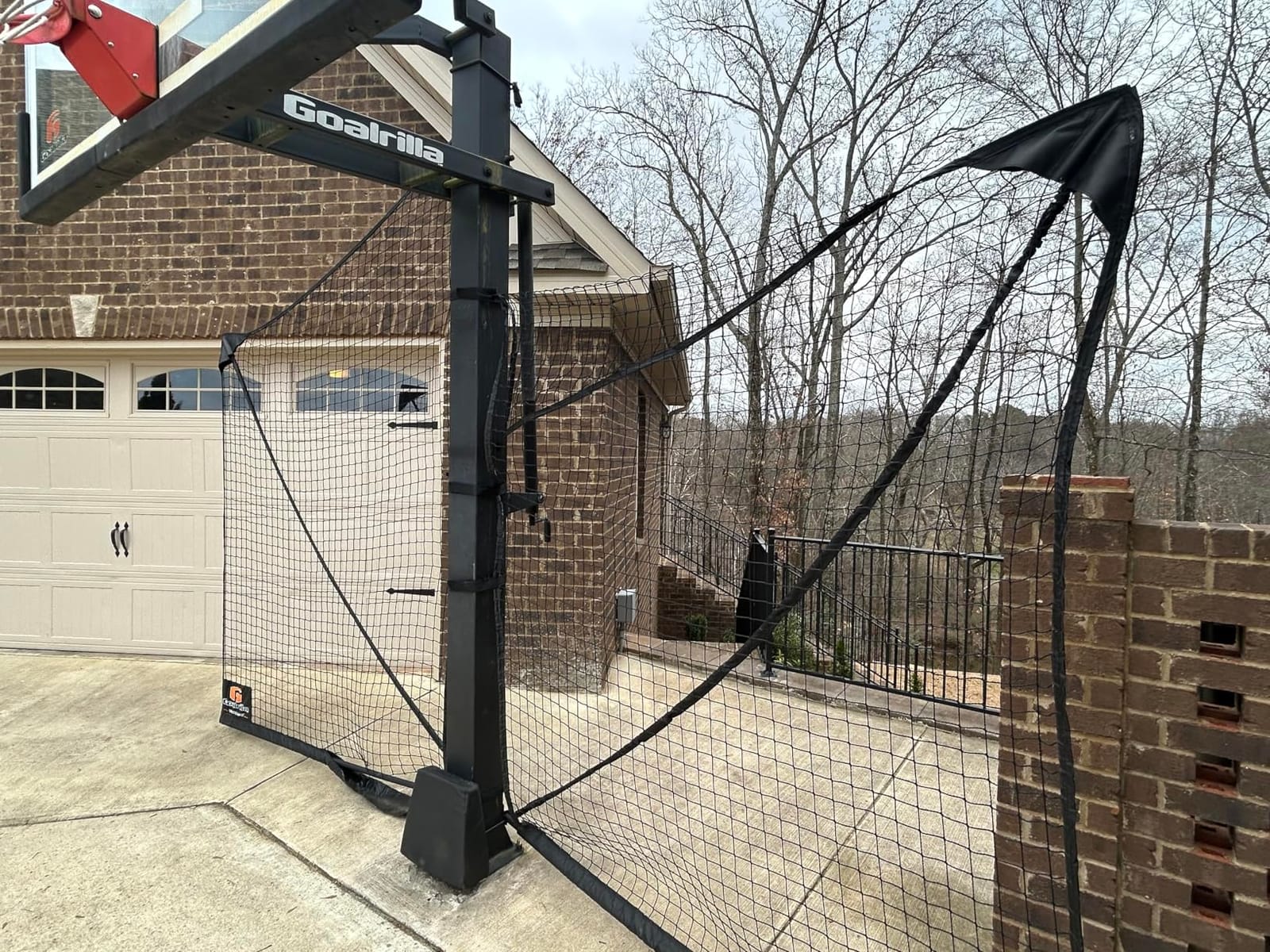 Goalrilla Basketball Yard Guard Easy Fold Defensive Net System Quickly Installs on Any Goalrilla Basketball Hoop customer photo 2