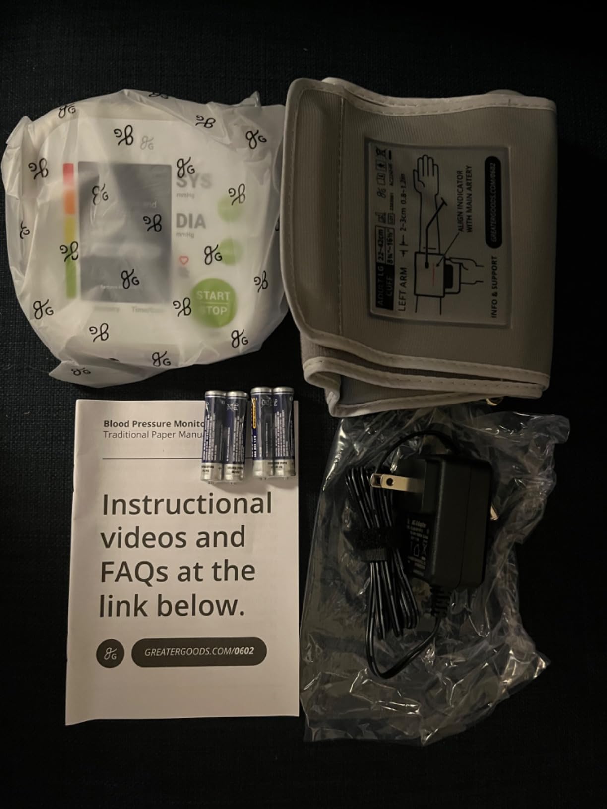 Greater Goods Upper Arm Blood Pressure Monitor for Home Use, Automatic customer photo 2