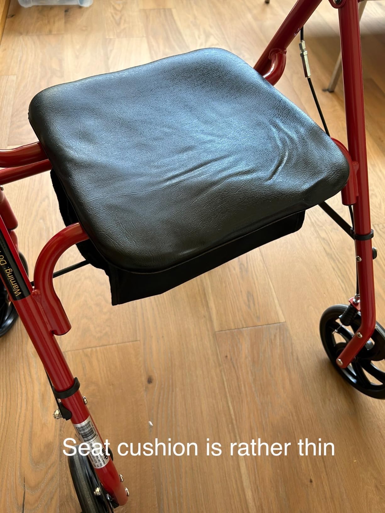 Drive Medical Rollator Walker with Seat, 7.5 Inch Wheels, Blue customer photo 2