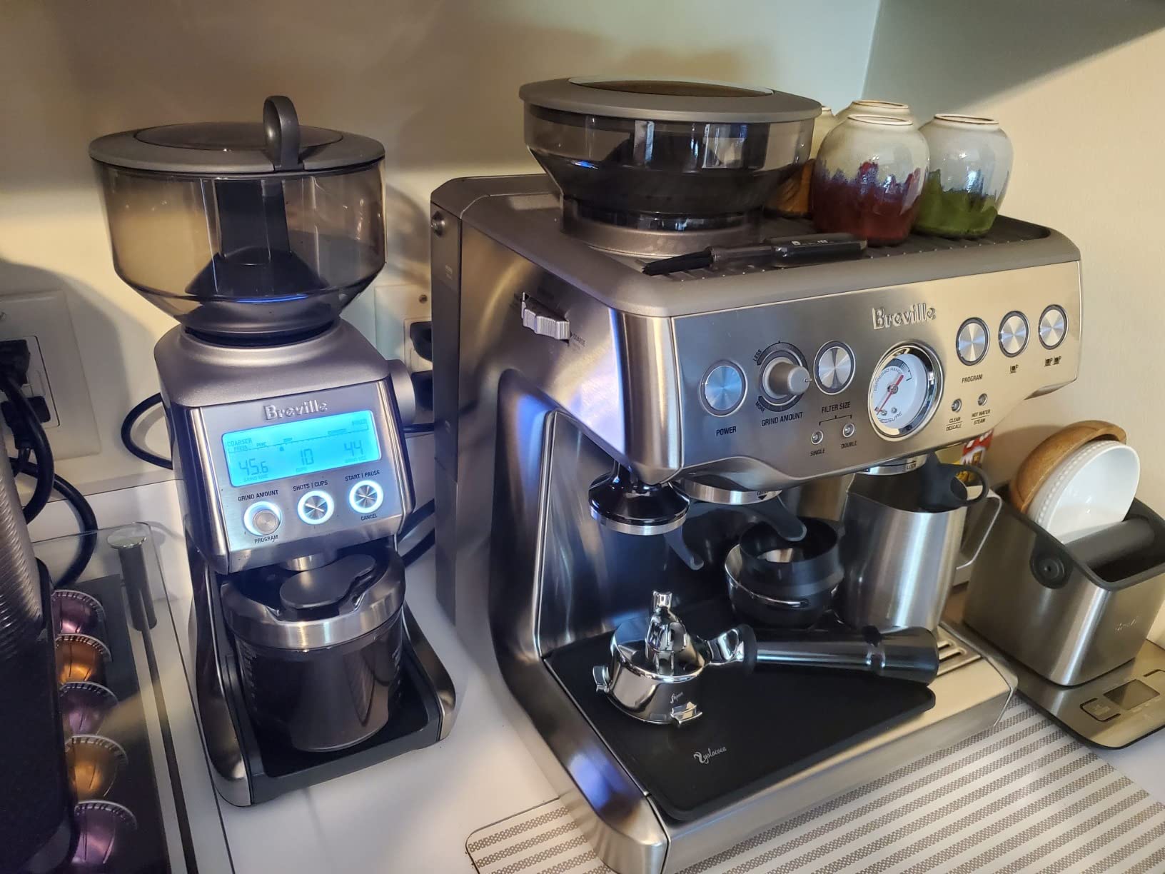 Breville BCG820BSS Smart Grinder Pro, Brushed Stainless Steel | Programmable conical burr grinder with 60 settings for any brew method customer photo 1
