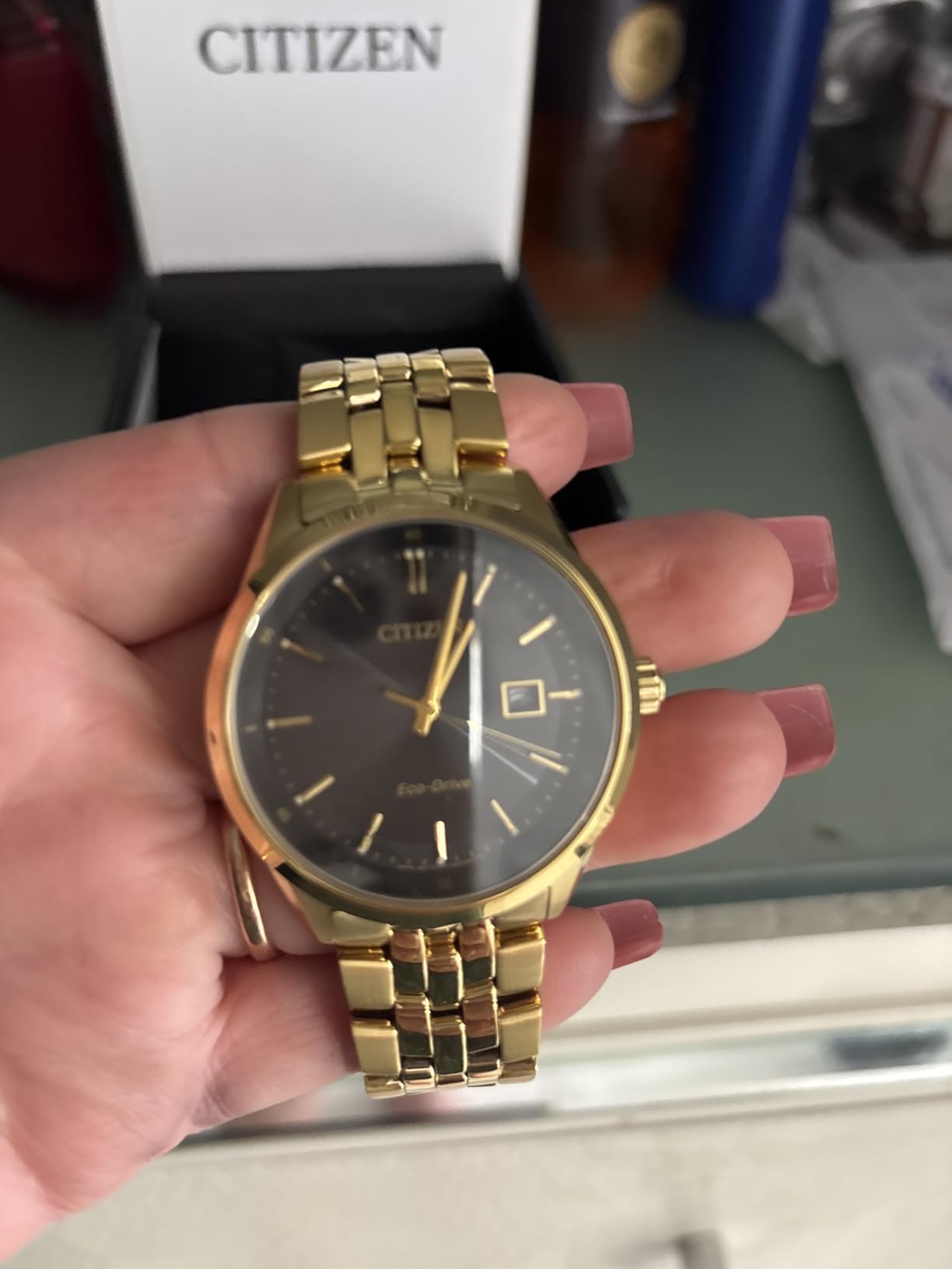 Citizen Men's Classic Addysen Eco-Drive Watch, 3-Hand Date, Sapphire Crystal customer photo 2