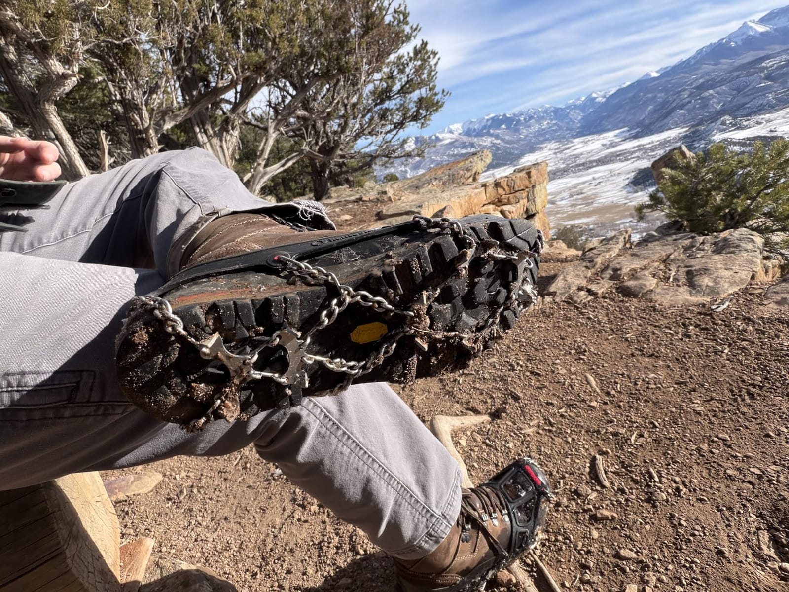 Kahtoola MICROspikes Footwear Traction for Winter, Snow & Ice Trail Hiking customer photo 1