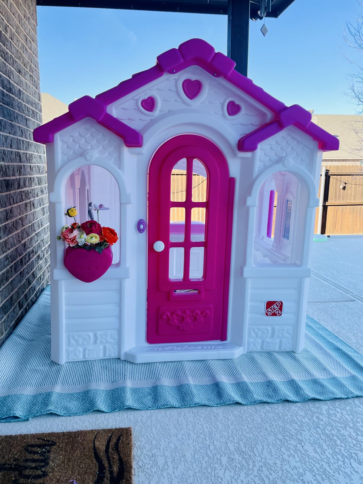 Step2 Sweetheart Kids Playhouse, Indoor/Outdoor Playset, Interactive Play with Sounds, Made of Durable Plastic, For Toddlers 1.5+ Years Old customer photo 2