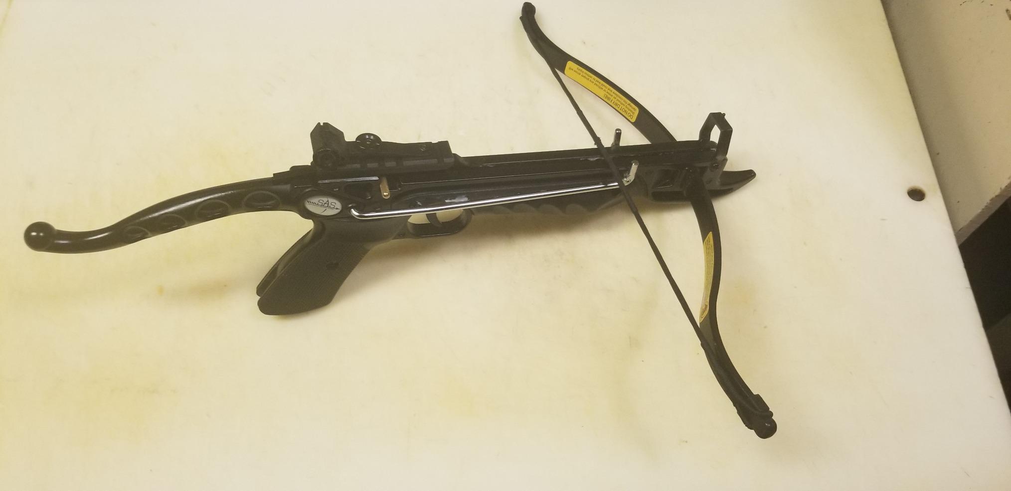SAS Prophecy 80 LBS Aluminum Self-Cocking Pistol Crossbow + 3 Arrows Black customer photo 2