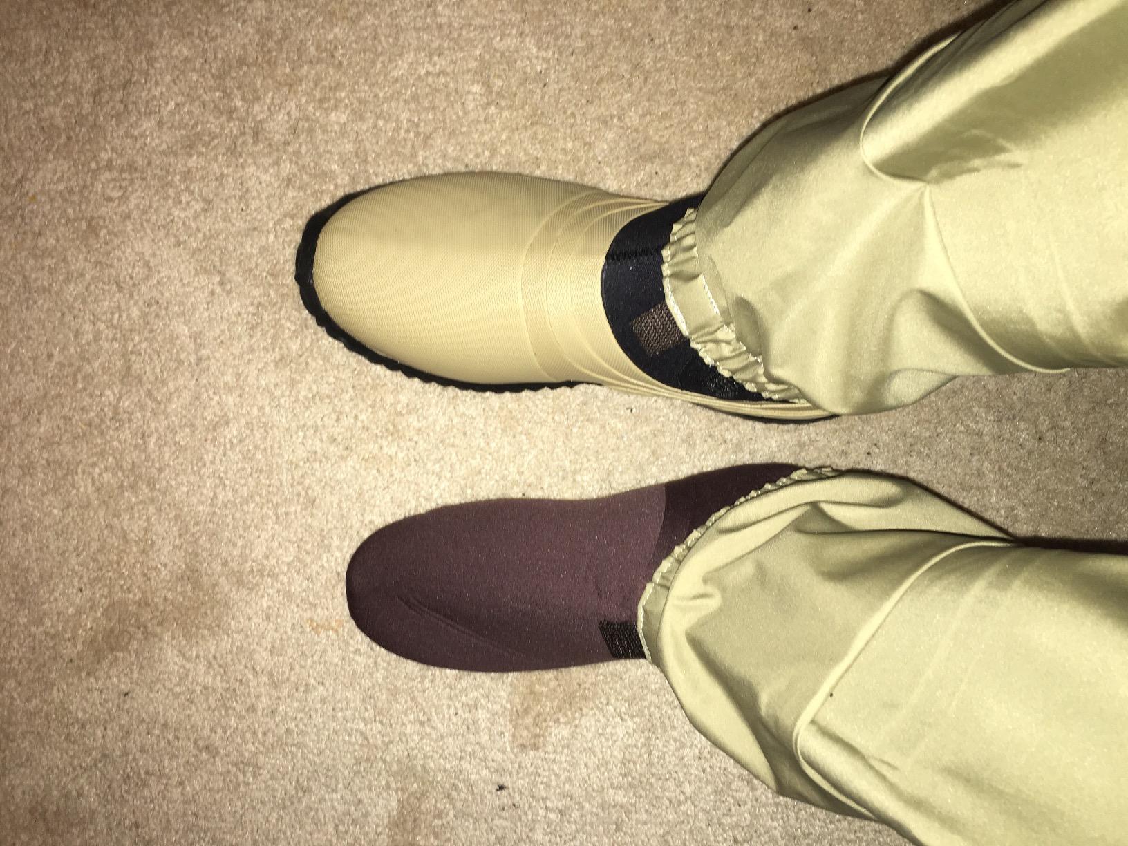 Ray-Guard Reef Wading & Fishing Boots-Hard Soled Vulcanized Rubber Bottom- Lightweight & Waterproof-Unisex-Adults customer photo 1