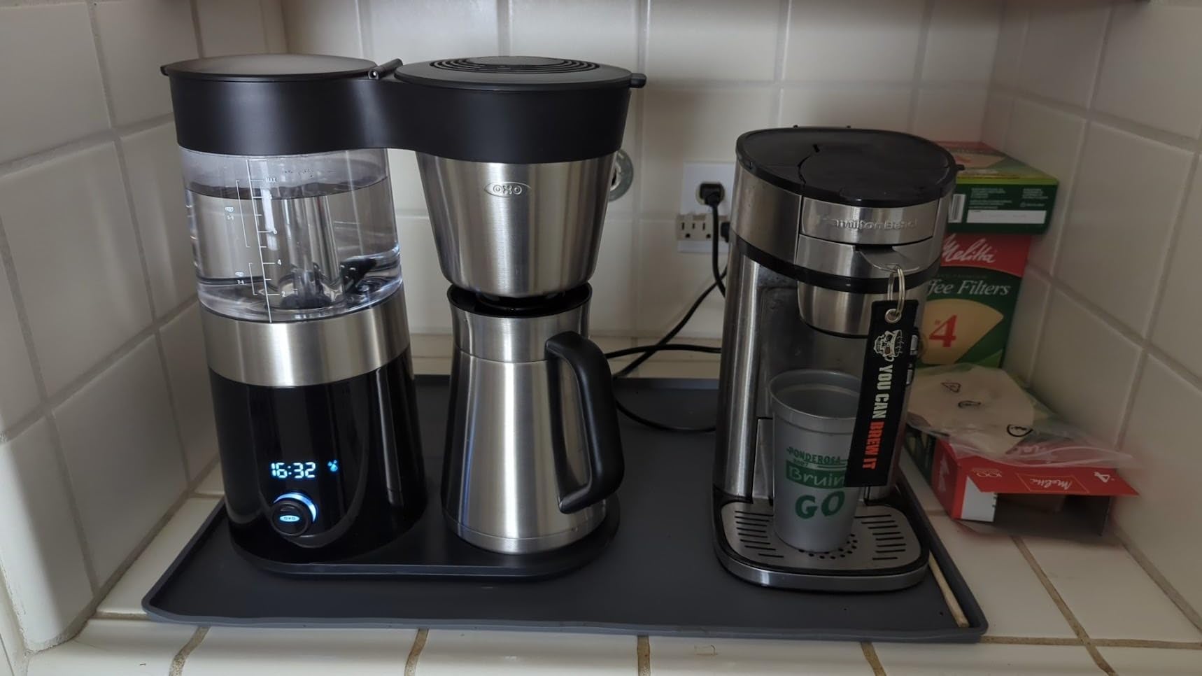 OXO Brew 9-Cup Drip Coffee Maker - Programmable Machine, Stainless Steel | Single Serve Or Full Carafe Option, SCA Certified Home Brewer, Temperature Controlled, Rainmaker Shower Head customer photo 2
