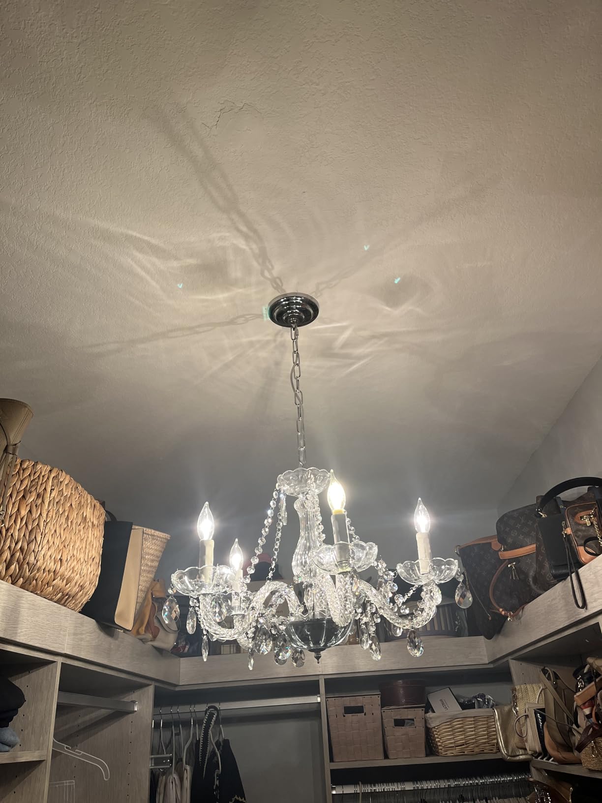 Saint Mossi 5 Light Modern Contemporary Elegant K9 Crystal Glass Chandelier Pendant Ceiling Lighting Fixture customer photo 2