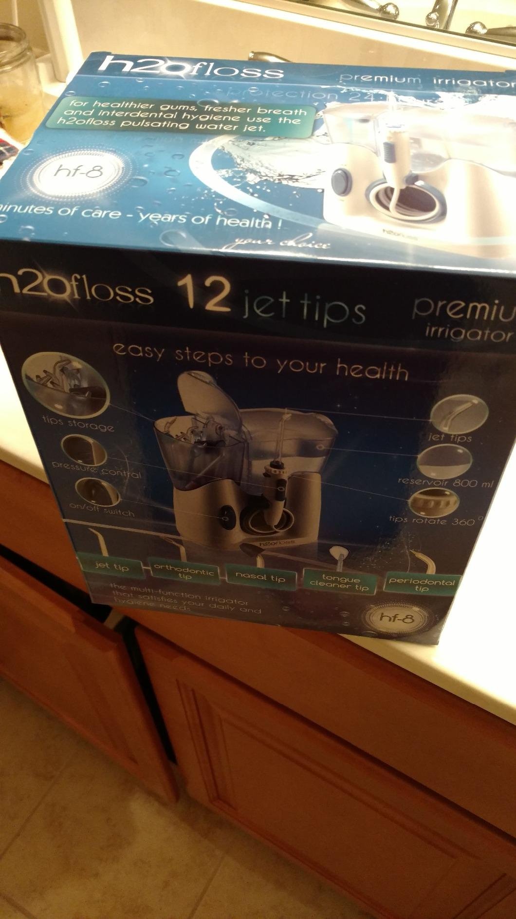 H2ofloss Countertop Water Flosser for Teeth, Oral Irrigator for Family Care customer photo 1