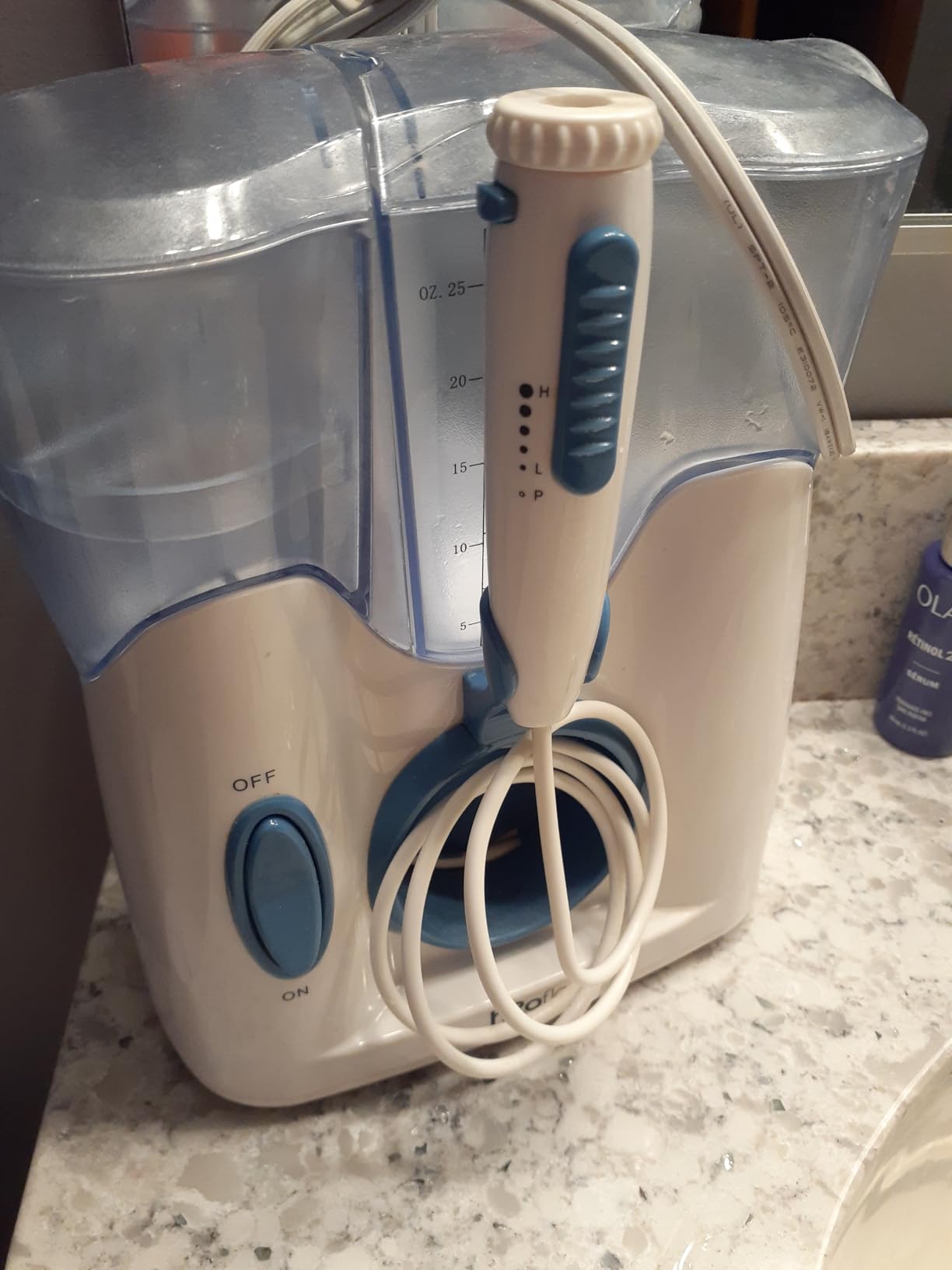 H2ofloss Countertop Water Flosser for Teeth, Oral Irrigator for Family Care customer photo 2