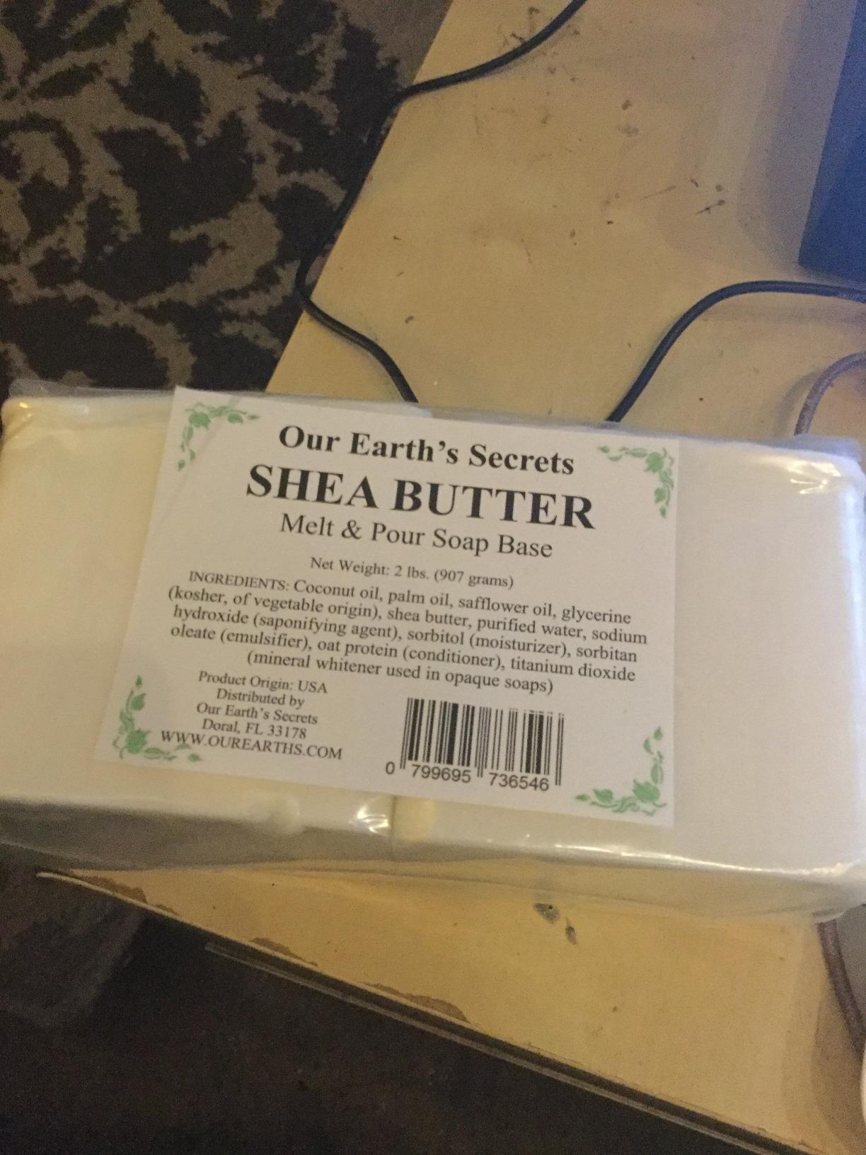 Our Earth's Secrets Shea Butter - 2 Pound Melt and Pour Soap Base customer photo 2