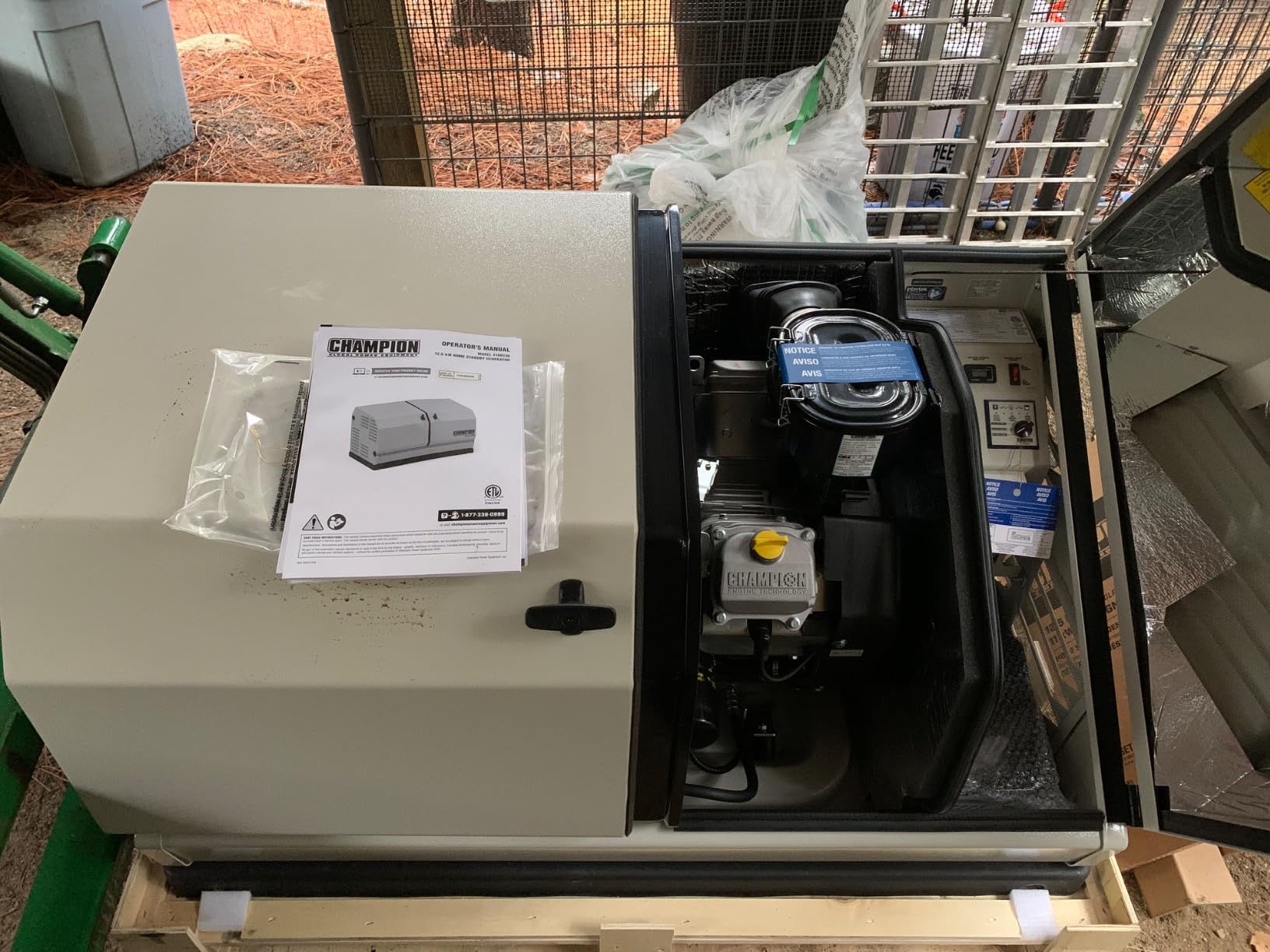 Champion 12.5-kW Home Standby Generator with 100-Amp Outdoor-Rated Automatic Transfer Switch customer photo 2