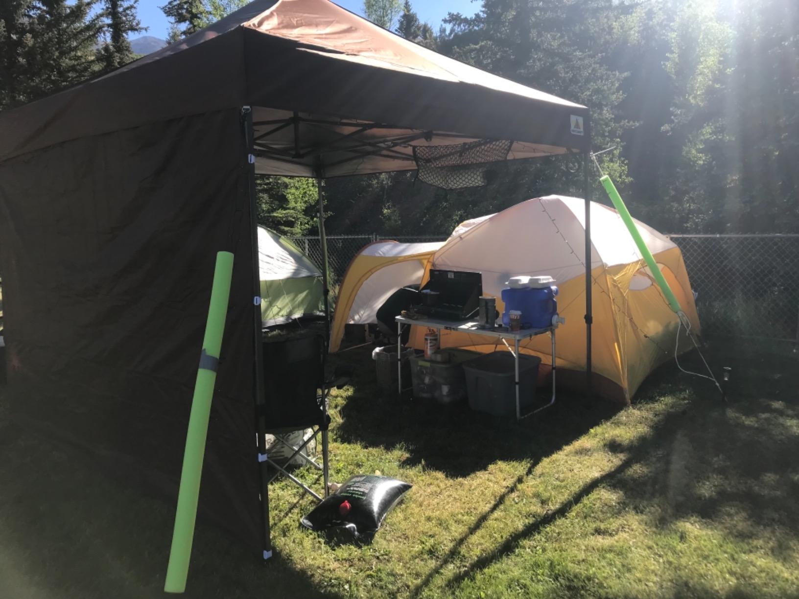 ABCCANOPY Patio Pop Up Canopy Tent 10x10 Commercial-Series (Black) customer photo 2