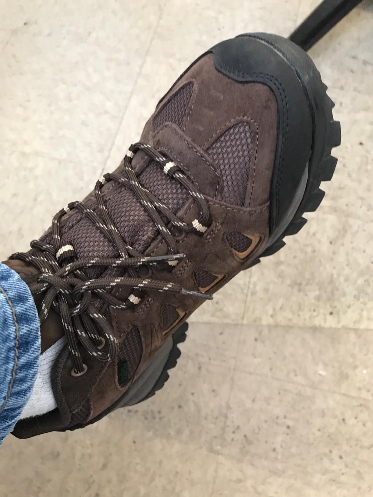 Propet Mens Ridge Walker Low Hiking Hiking Sneakers Shoes - Brown customer photo 1