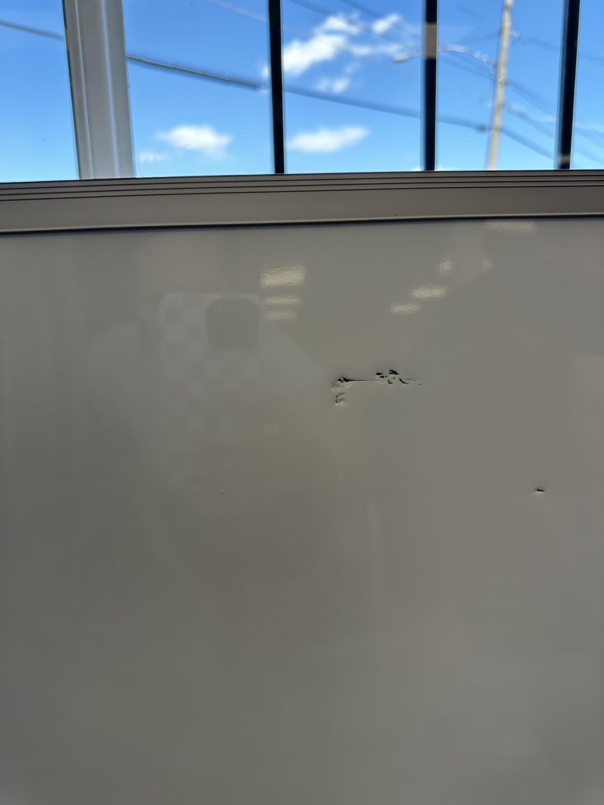 VIZ-PRO Double-Sided Magnetic Mobile Whiteboard, 48