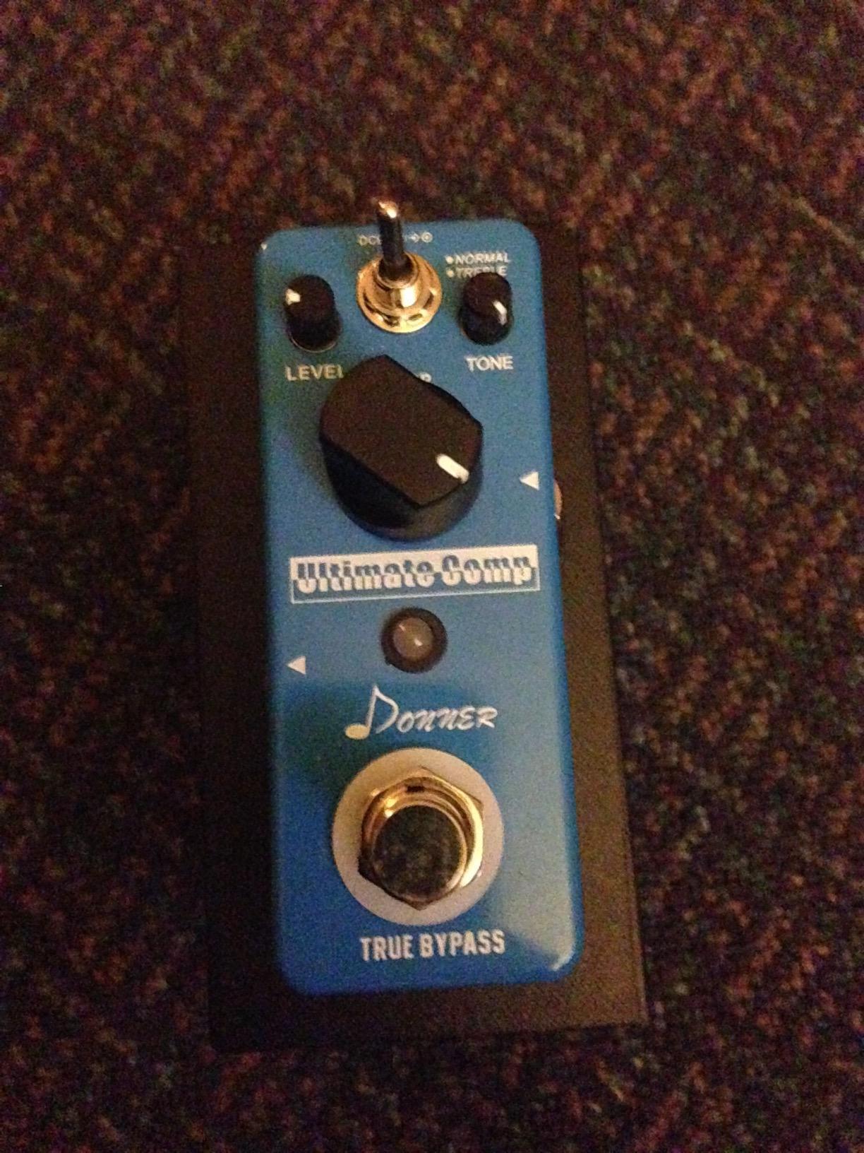 Donner Compressor Pedal, Ultimate Comp 2 Modes Compression Effect Pedal Pure Analog for Electric Guitar and Bass True Bypass customer photo 1