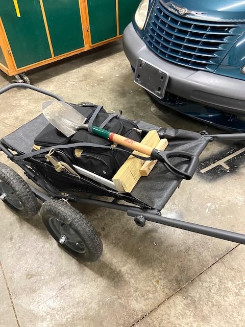 Hawk Crawler All-Terrain Multi-Use Deer Cart w/Dual Pivoting Axles, Black customer photo 1