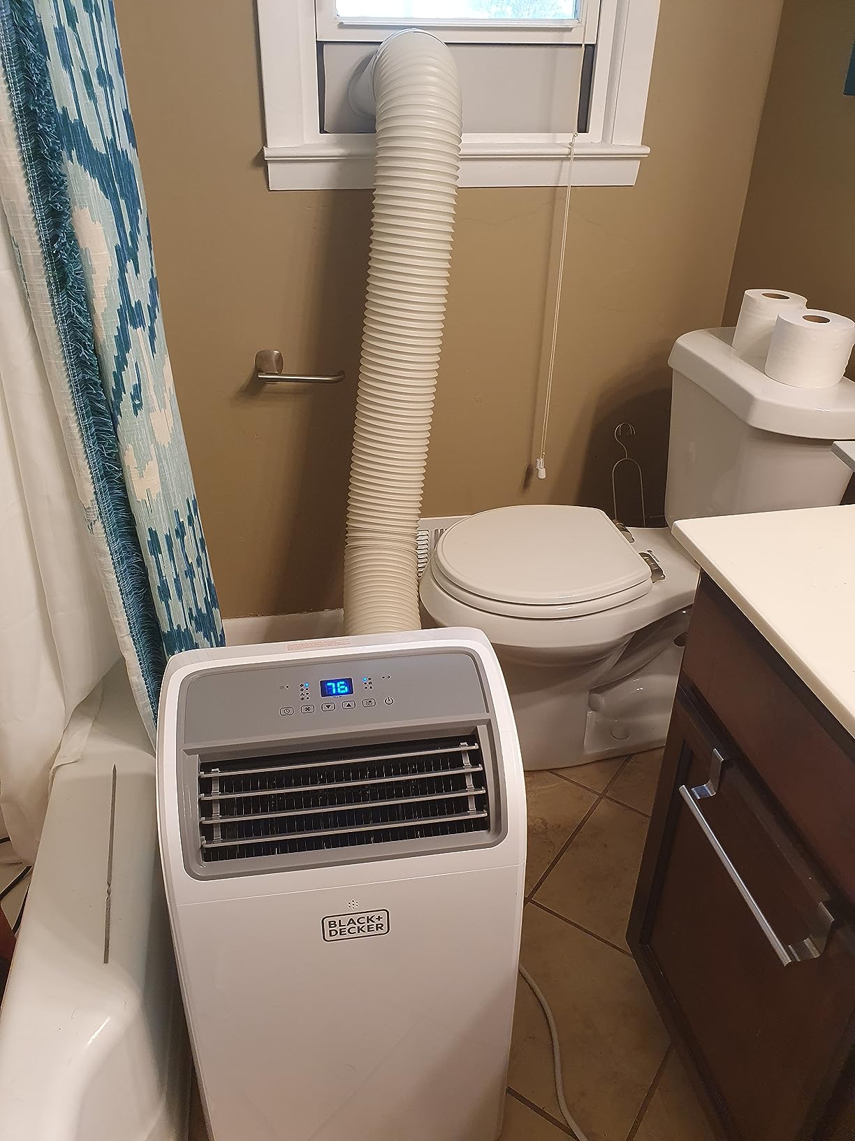 BLACK+DECKER Smart Portable Air Conditioner, 12,000 BTU, BPACT12WT, White | 8,000 BTU SACC for Rooms up to 550 Sq. Ft., Smart 3-in-1 Portable AC, Fan and Dehum customer photo 2