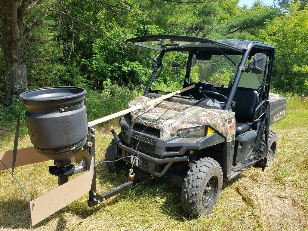 Buyers Products UTVS16 150 lb UTV ATV Receiver Mount Broadcast Spreader customer photo 2