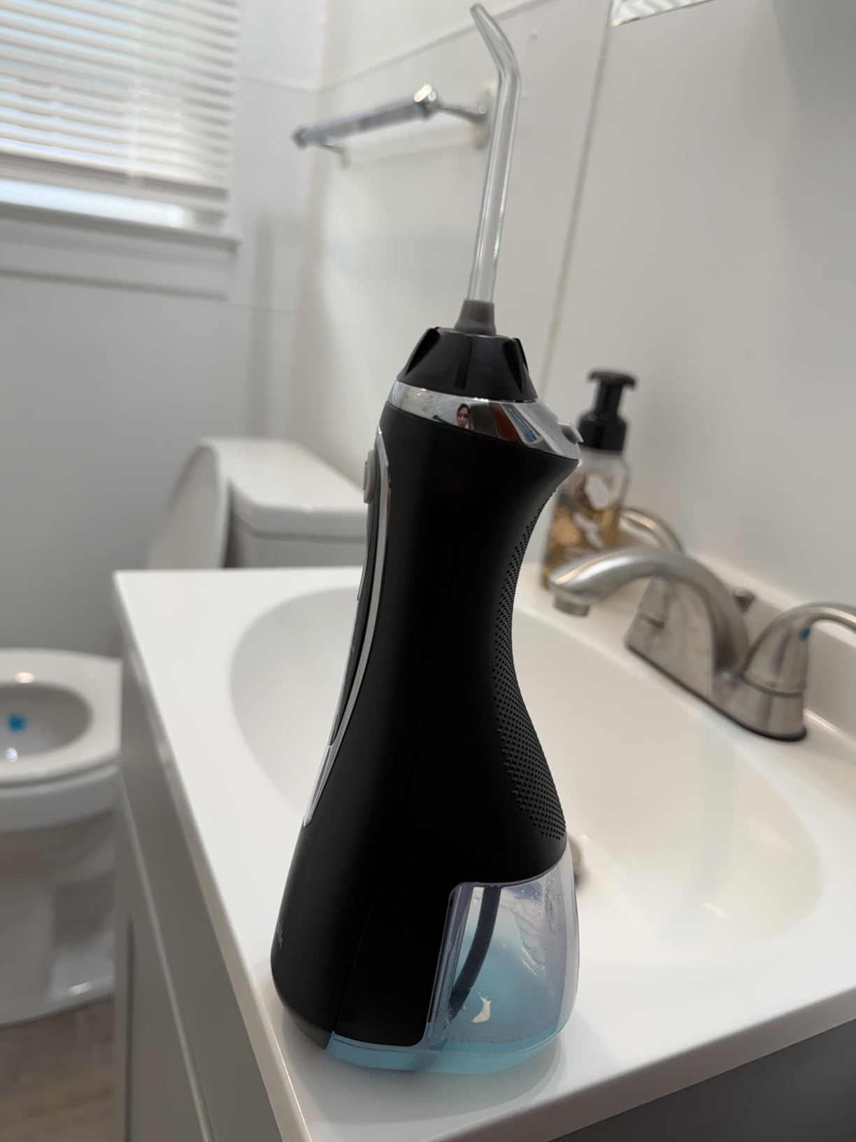 Waterpik Cordless Advanced Portable Water Flosser, Rechargeable, White customer photo 2
