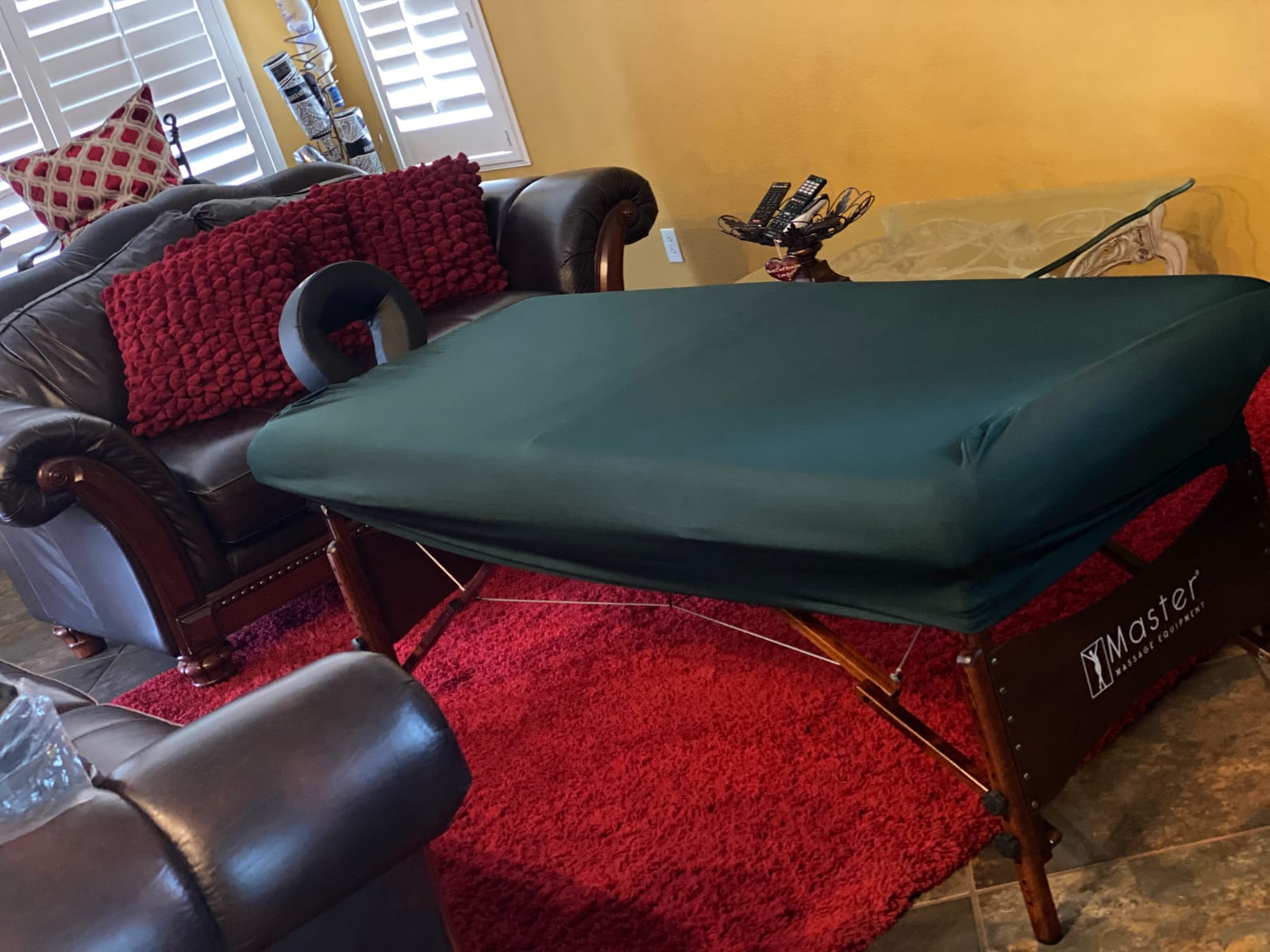 Master Massage Newport Portable Massage Table Package with Denser 2.5
