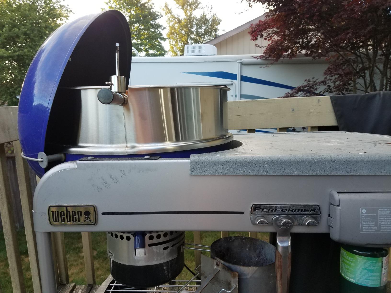 onlyfire Stainless Steel Weber Kettle Rotisserie Ring Kit - For Weber 22 Inch Charcoal Kettle and Other Similar Grills customer photo 2