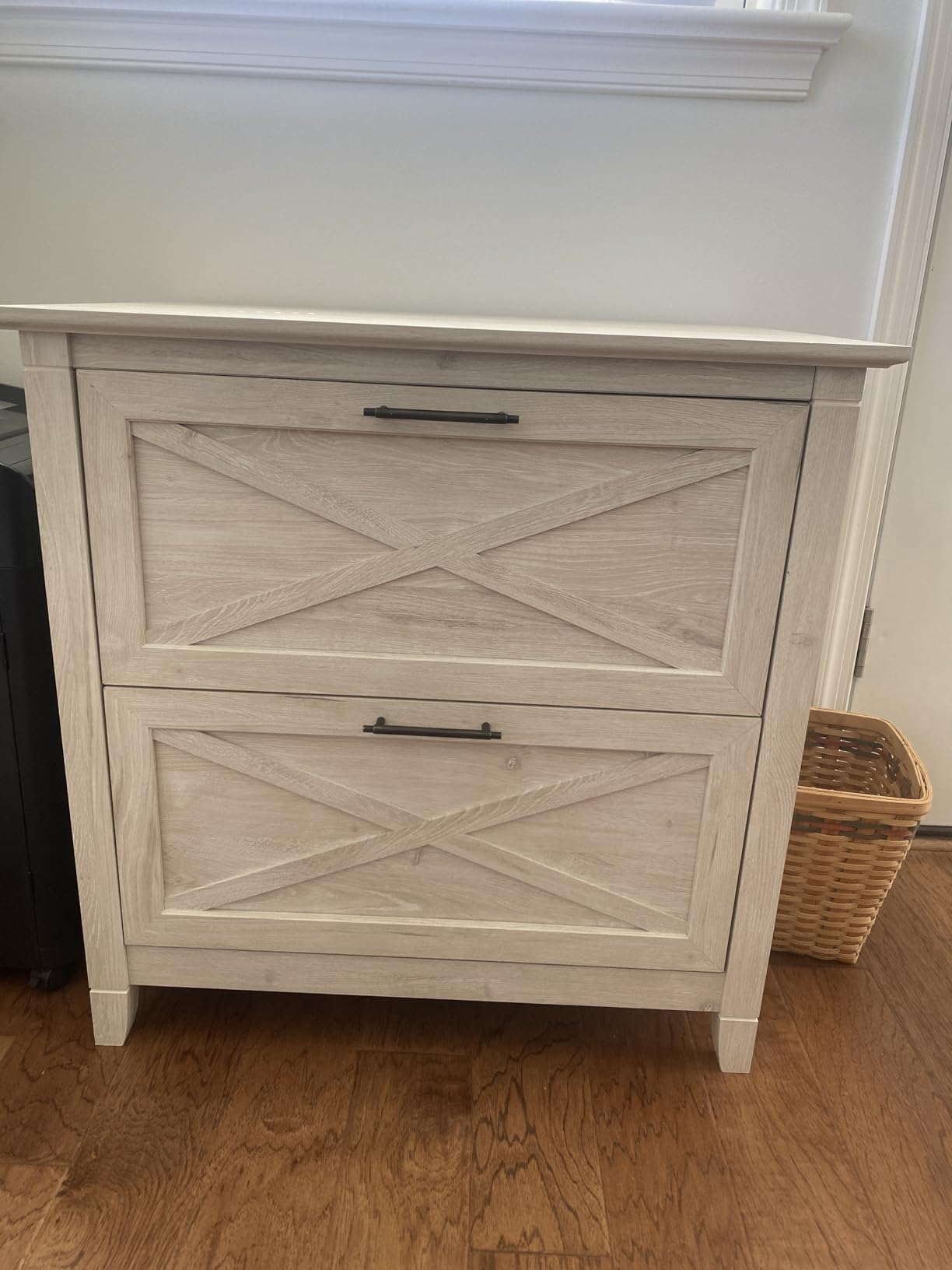 Bush Home Key West 2 Drawer Lateral File Cabinet in Washed Gray, Document Storage for Home Office, Accent Chest with Drawers customer photo 1