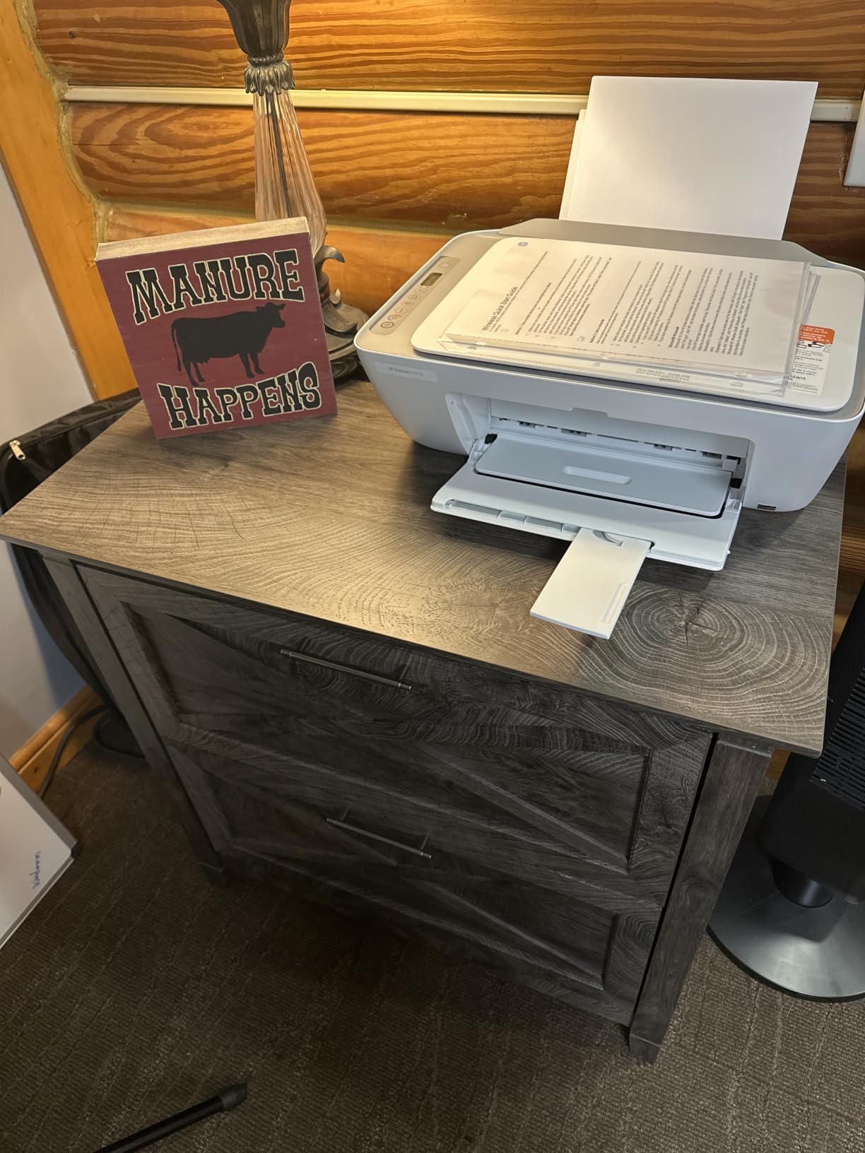 Bush Home Key West 2 Drawer Lateral File Cabinet in Washed Gray, Document Storage for Home Office, Accent Chest with Drawers customer photo 2