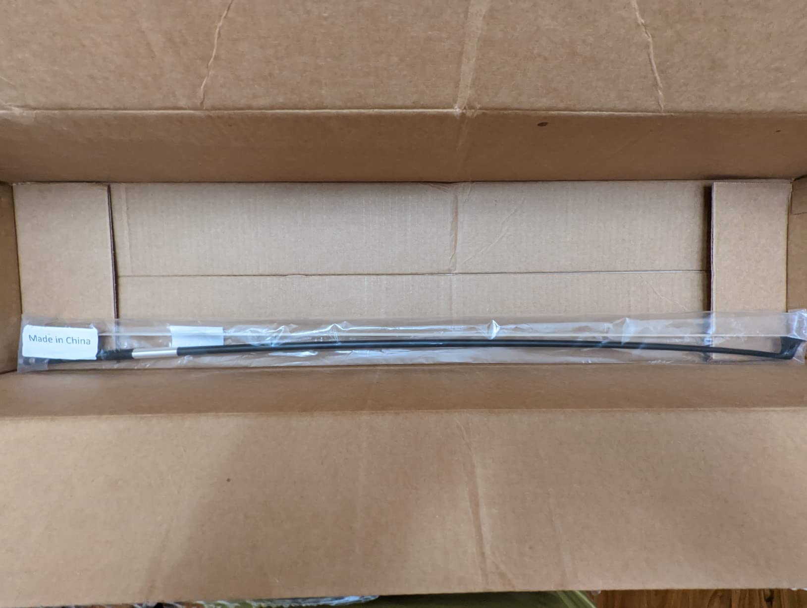Kmise Carbon Fiber Violin Bows: Lightweight Violin Bow 4/4, Anti-Deformation Full Size Fiddle Bow, Ultra-Stretchy Horse Hair, Gift for Professional, Beginner, Adults, Kids Violins Practice (Black) customer photo 1