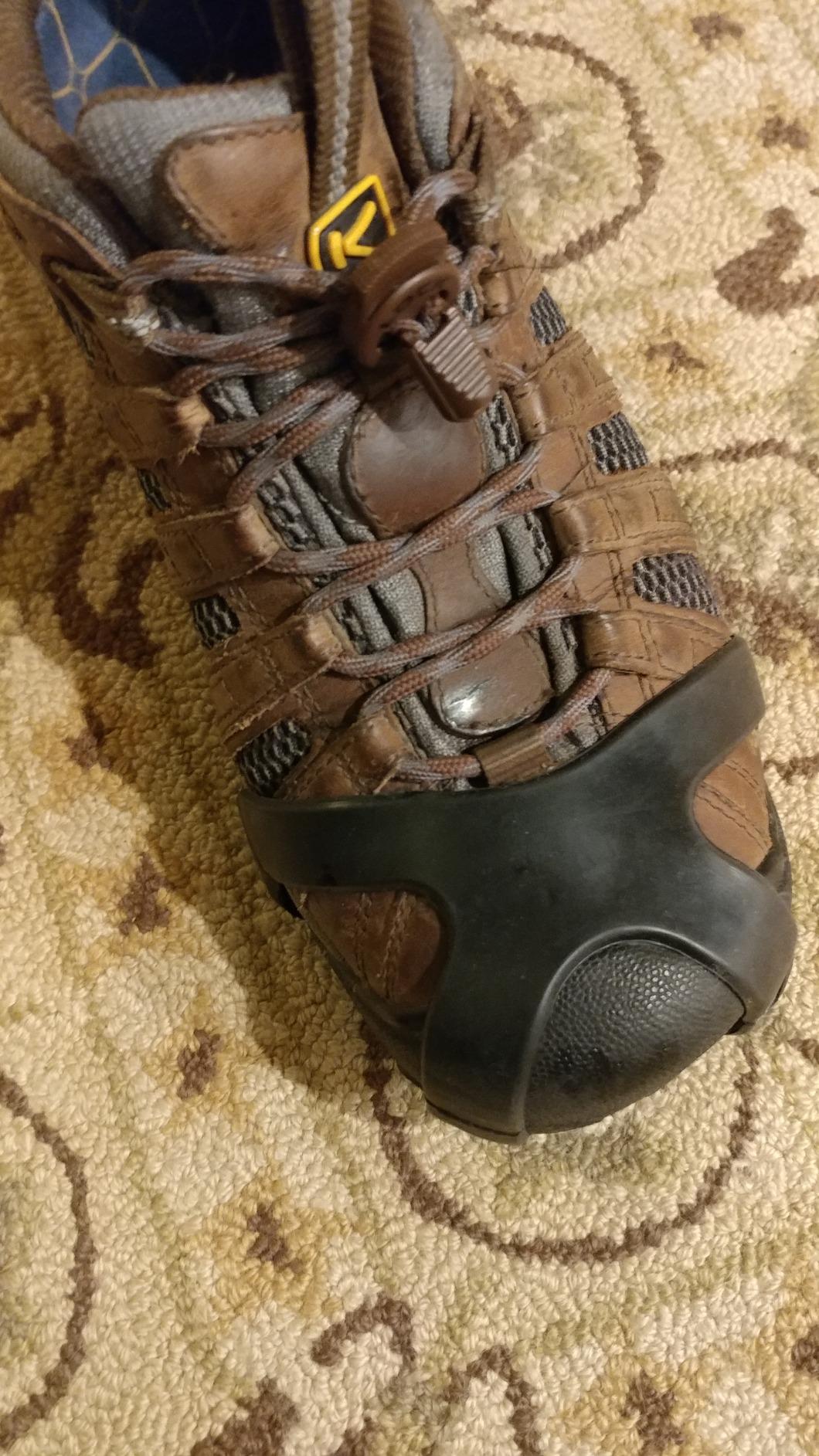 Limm Ice Snow Traction Cleats - Lightweight Crampon Cleats for Walking on Snow & Ice - Anti Slip Grippers Fasten Quickly & Easily Over Footwear - Protable Grips for Shoes and Boots customer photo 1