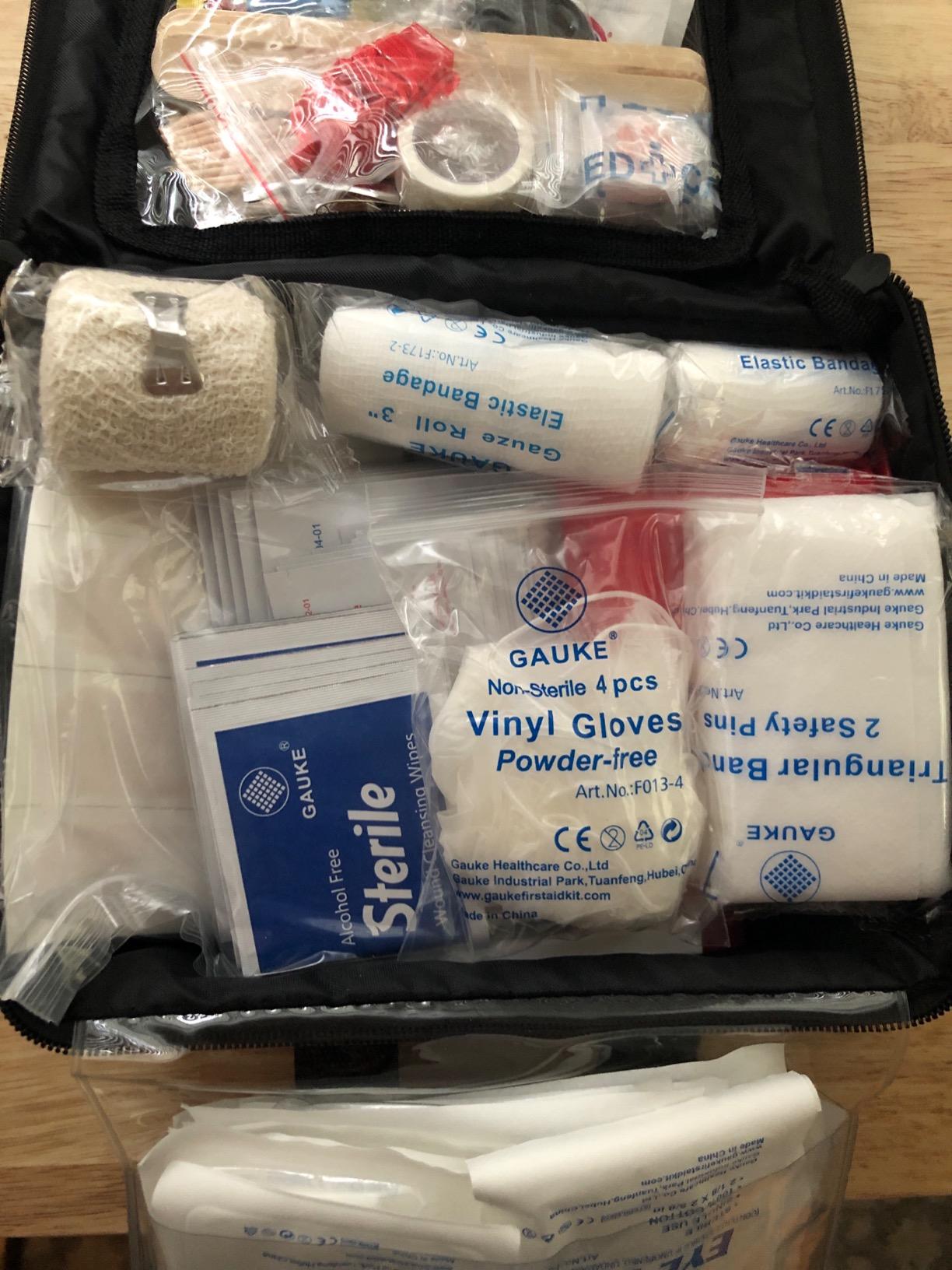 M2 BASICS 300 Piece First Aid Kit w/Durable Bag for Home, Business, Office customer photo 2
