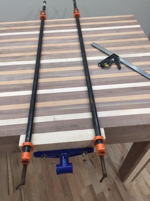 Yost Vises F9WW Front Vise | 9 Inch Woodworking Vise with guide bars | Blue customer photo 1