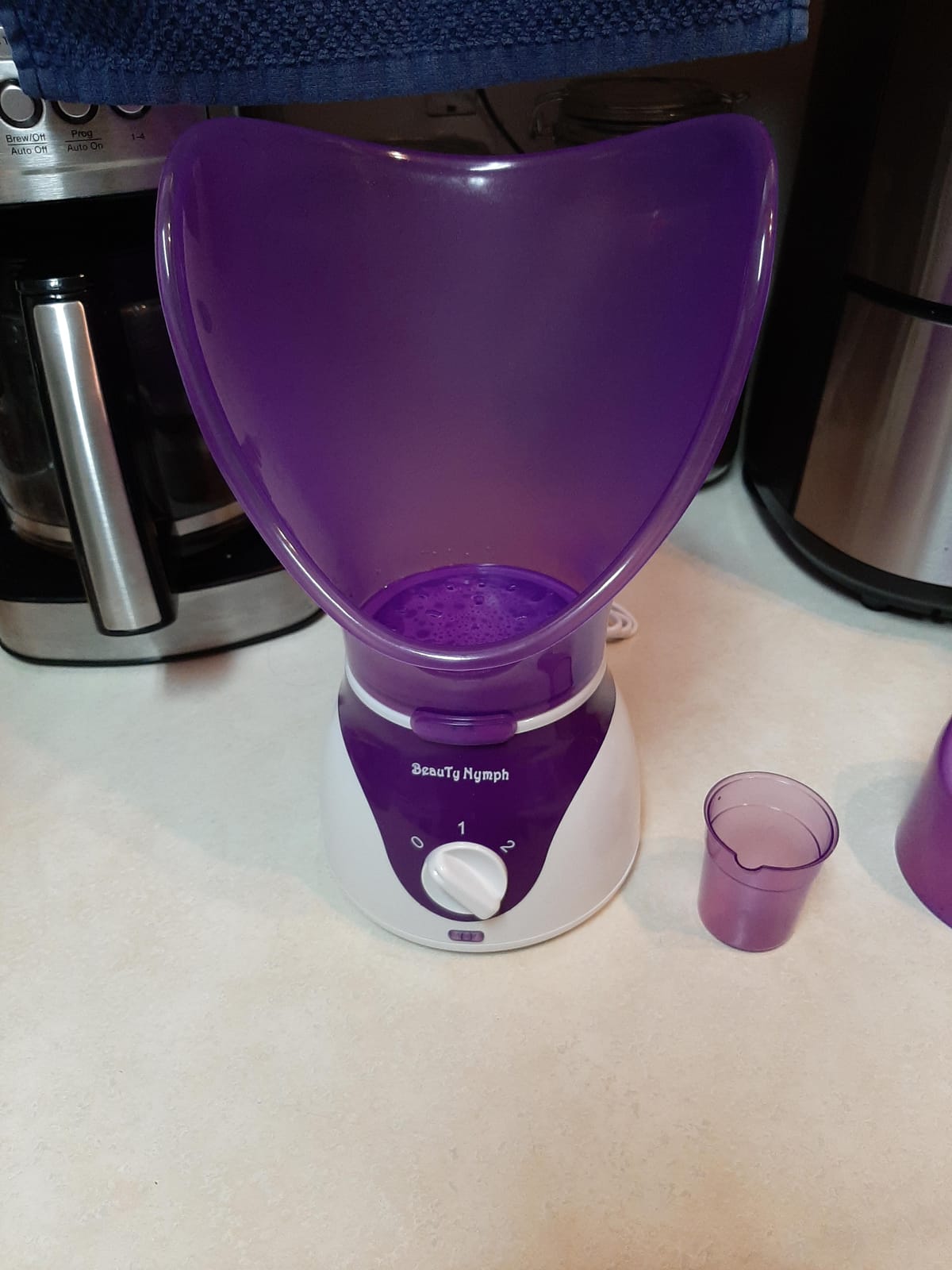 Face Steamer,Beauty Nymph Spa Home Facial Steamer Sauna Pores and Extract Blackheads, Rejuvenate and Hydrate Your Skin for Youthful Complexion- Face Steaming Skincare Deep Cleanse SPA customer photo 1