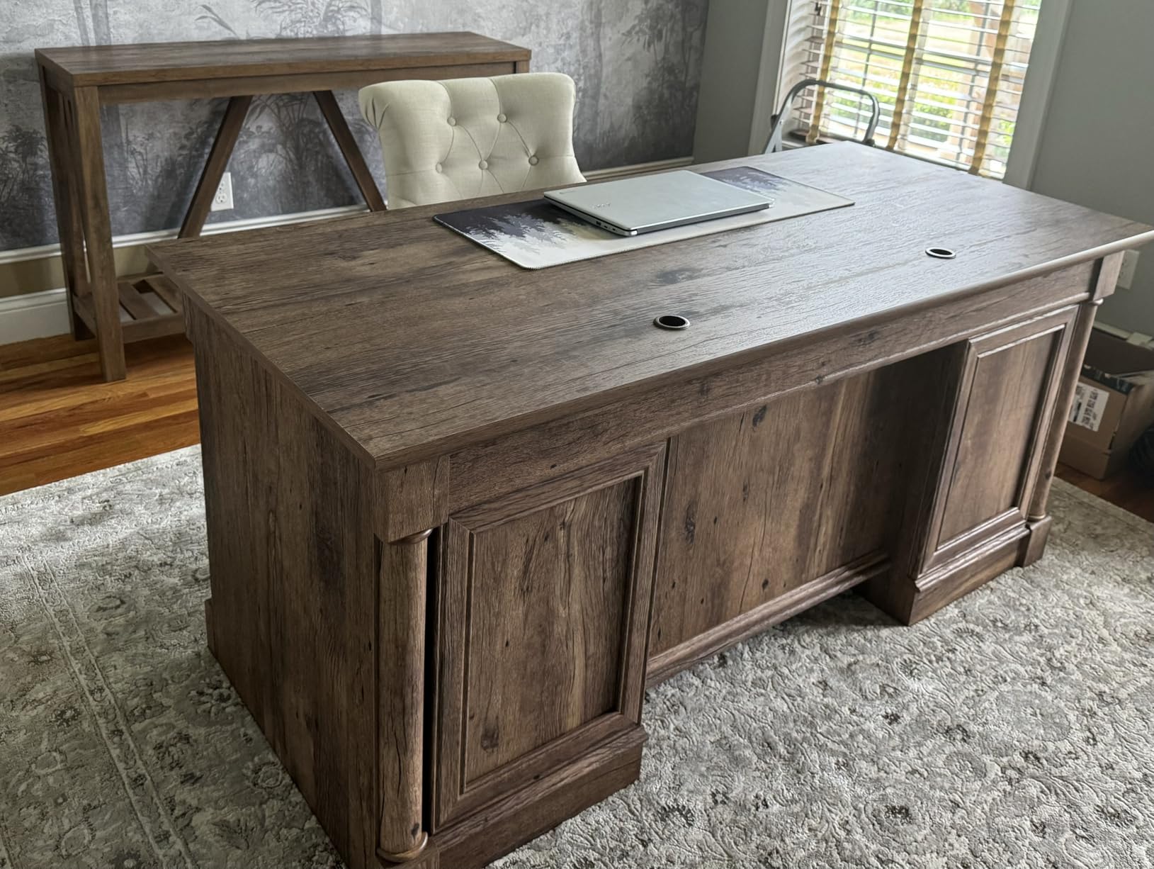 Sauder Palladia Executive Desk, 29.5