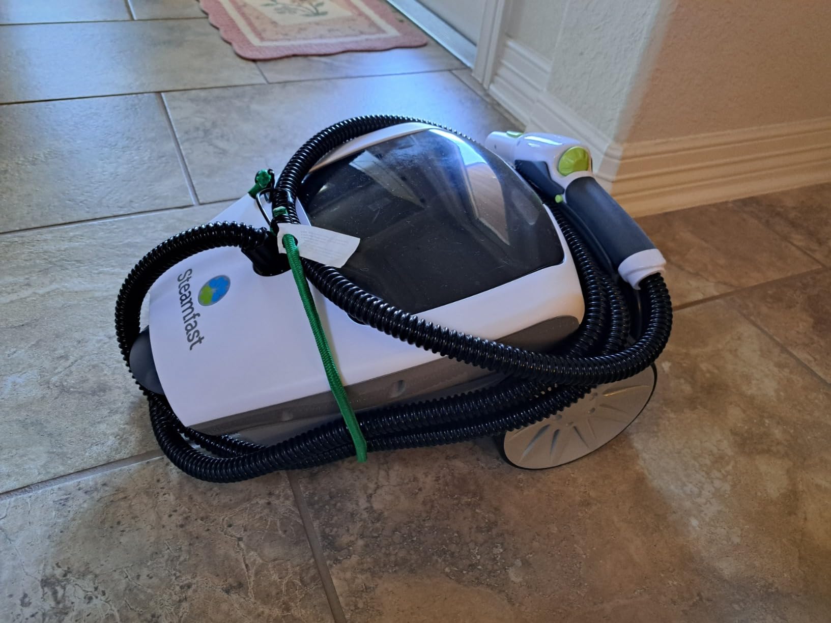 Steamfast SF-375 Deluxe Canister Steam Cleaner with 18 Accessories, Continuous Trigger, 17-Foot Power Cord, 48 Ounce Water Tank, Heats Up in 10 Minutes, Variable Steam Control, Onboard Storage, White customer photo 2