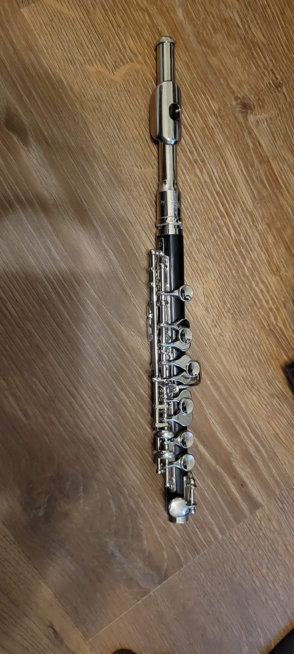 Paititi Professional Centertone Composite Wood Piccolo Flute Silver Plated Head Joint Ebonite Composite Wood Body with Case customer photo 2