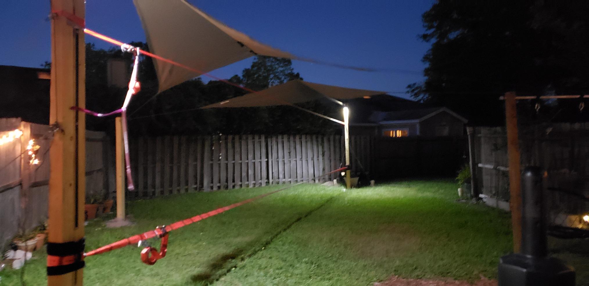ZenMonkey Slackline Kit with Overhead Training Line, Arm Trainer, Tree Protectors, Cloth Carry Bag and Instructions, 60 Foot - Easy Setup for the Family, Kids and Adults customer photo 2