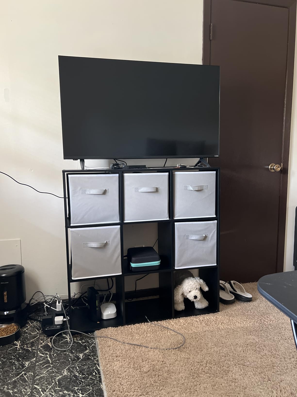 Best Choice Products 9-Cube Storage Organizer, 11in Shelf Opening, Bookcase, Display Shelf, Customizable w/ 3 Removable Back Panels - Black customer photo 1