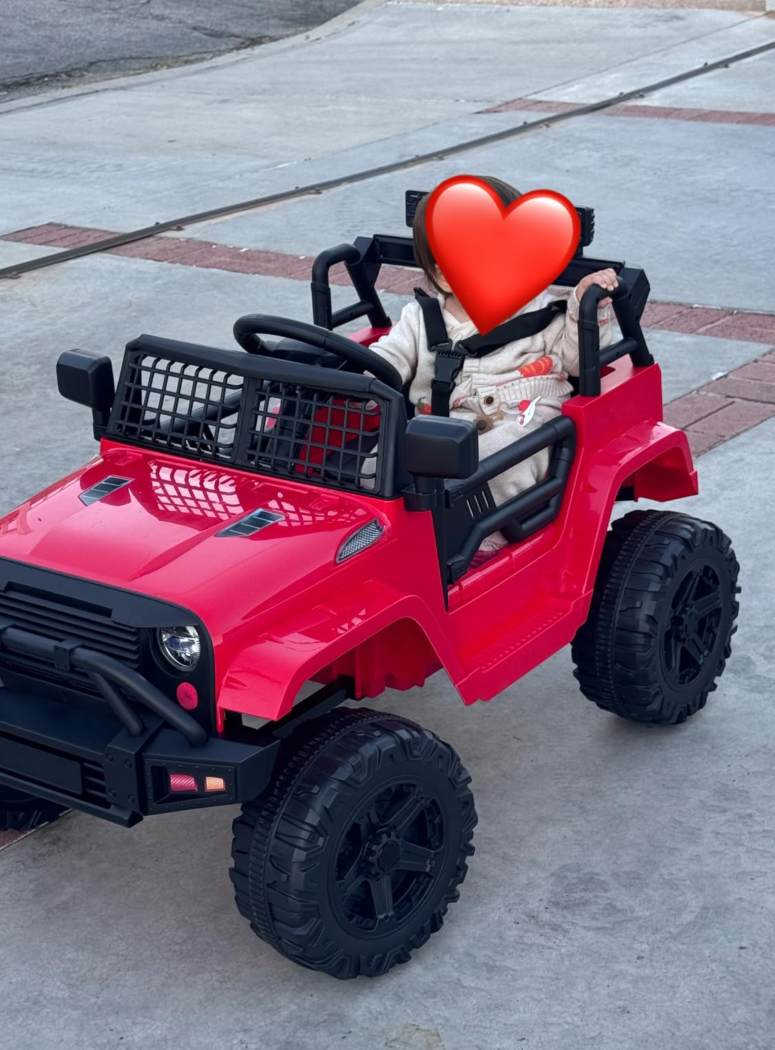 Best Choice Products 12V Kids Electric Vehicle Toy Ride On Car with Parent Remote Control for Toddlers, Seat Harness, 61 lbs Weight Capacity, Locking Doors, Spring Suspension, Bluetooth - Pink customer photo 2