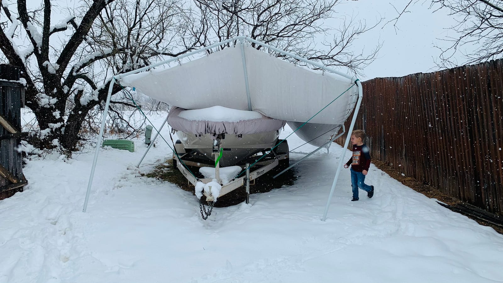 Quictent 10x20 ft Heavy Duty Carport Canopy Galvanized Car Tent Outdoor Garage Boat Shelter with Reinforced Structure, No Sidewall - White customer photo 1
