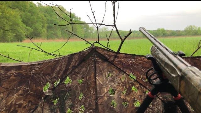 Ameristep Throwdown Ground 3D Leafy Die-Cut Camo Ultra-Compact Easy-Setup Three-Panel Low-Noise Run-and-Gun 2-Person Hunting Blind customer photo 1