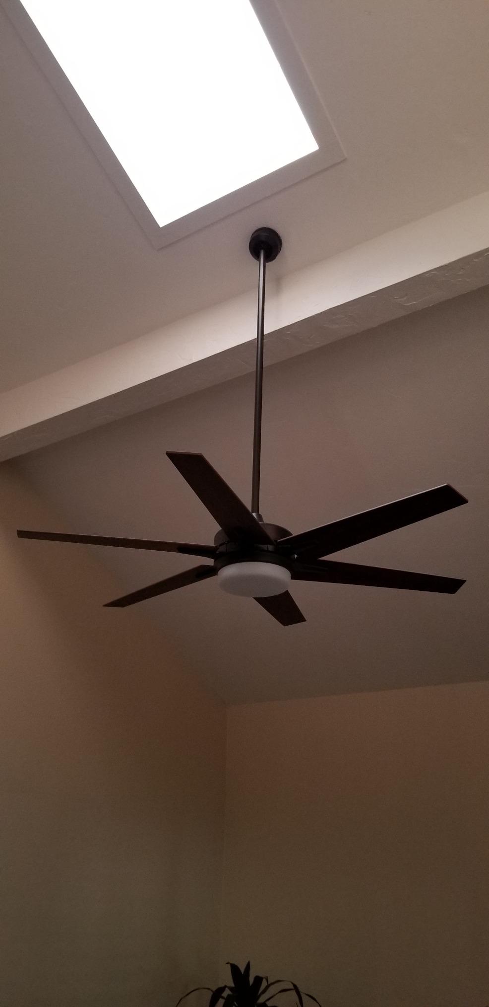Westinghouse Cayuga LED Ceiling Fan with Light, 60-Inch, Black Bronze customer photo 1