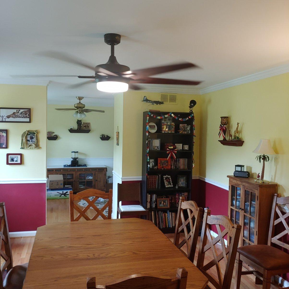 Westinghouse Cayuga LED Ceiling Fan with Light, 60-Inch, Black Bronze customer photo 2