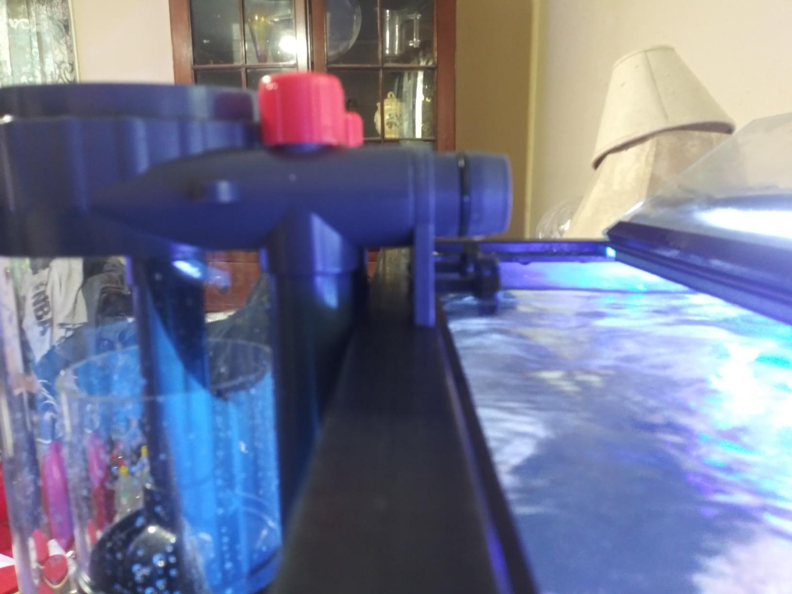 AQUATOP Xyclone PS-370 Protein Skimmer – 370 GPH Needle Wheel Pump Included – For Saltwater Aquariums Up to 100 Gallons – In-Sump or Hang-On Dual Outlet Design customer photo 1