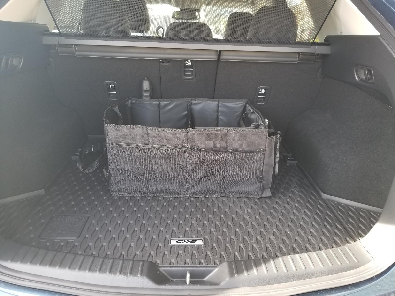 DRIVE - Car Trunk Organizer - Collapsible, Multi-Compartment Automotive SUV Car Organizer for Storage w/Adjustable Straps - Truck & Car Accessories for Women and Men - Black customer photo 2