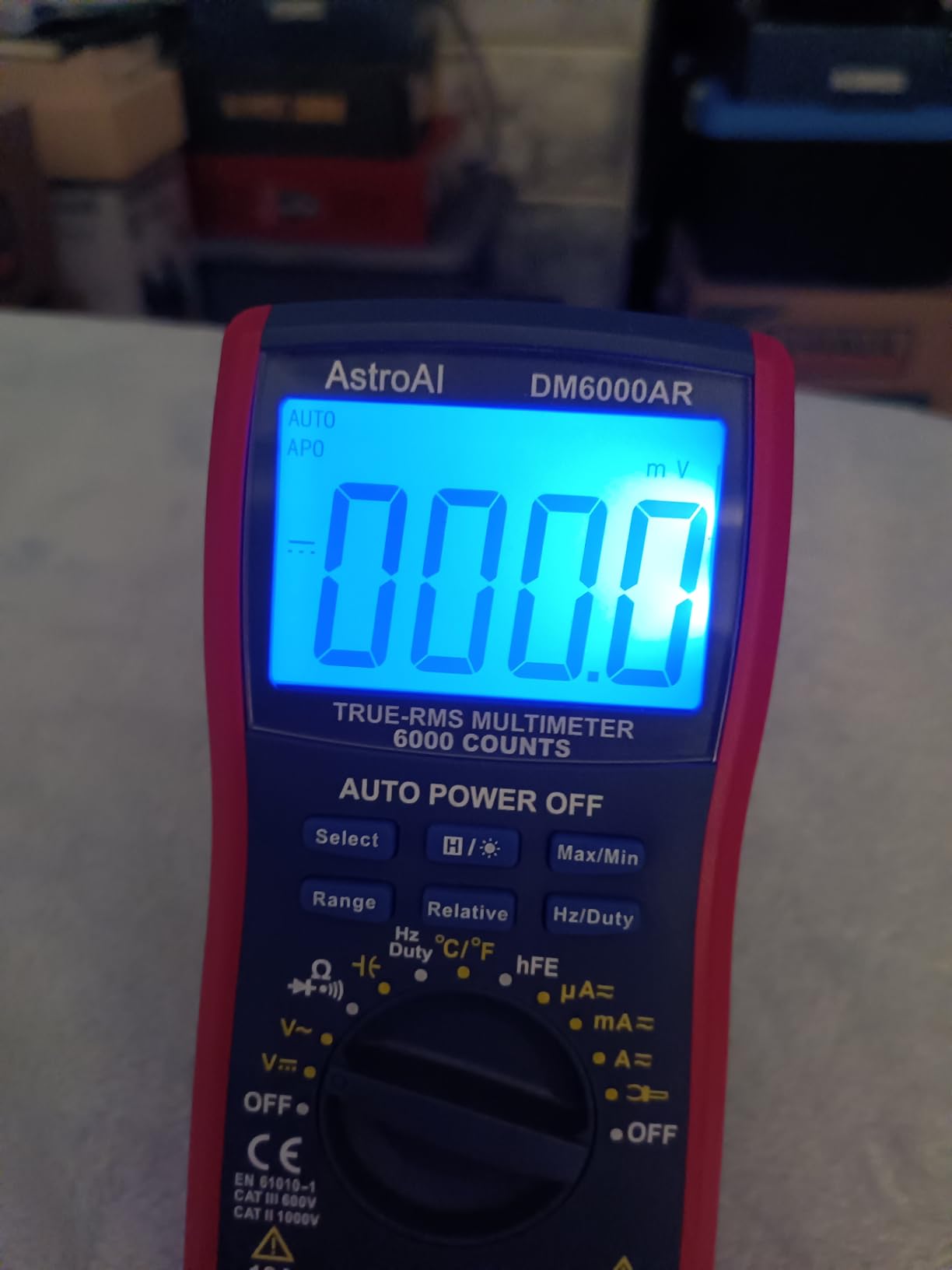 AstroAI Digital Multimeter, True RMS 6000 Counts Auto-Ranging Volt Meter for Automotive & Home Electrical Troubleshooting, AC/DC Voltage Current Resistance Continuity Capacitance Temperature Tester customer photo 1